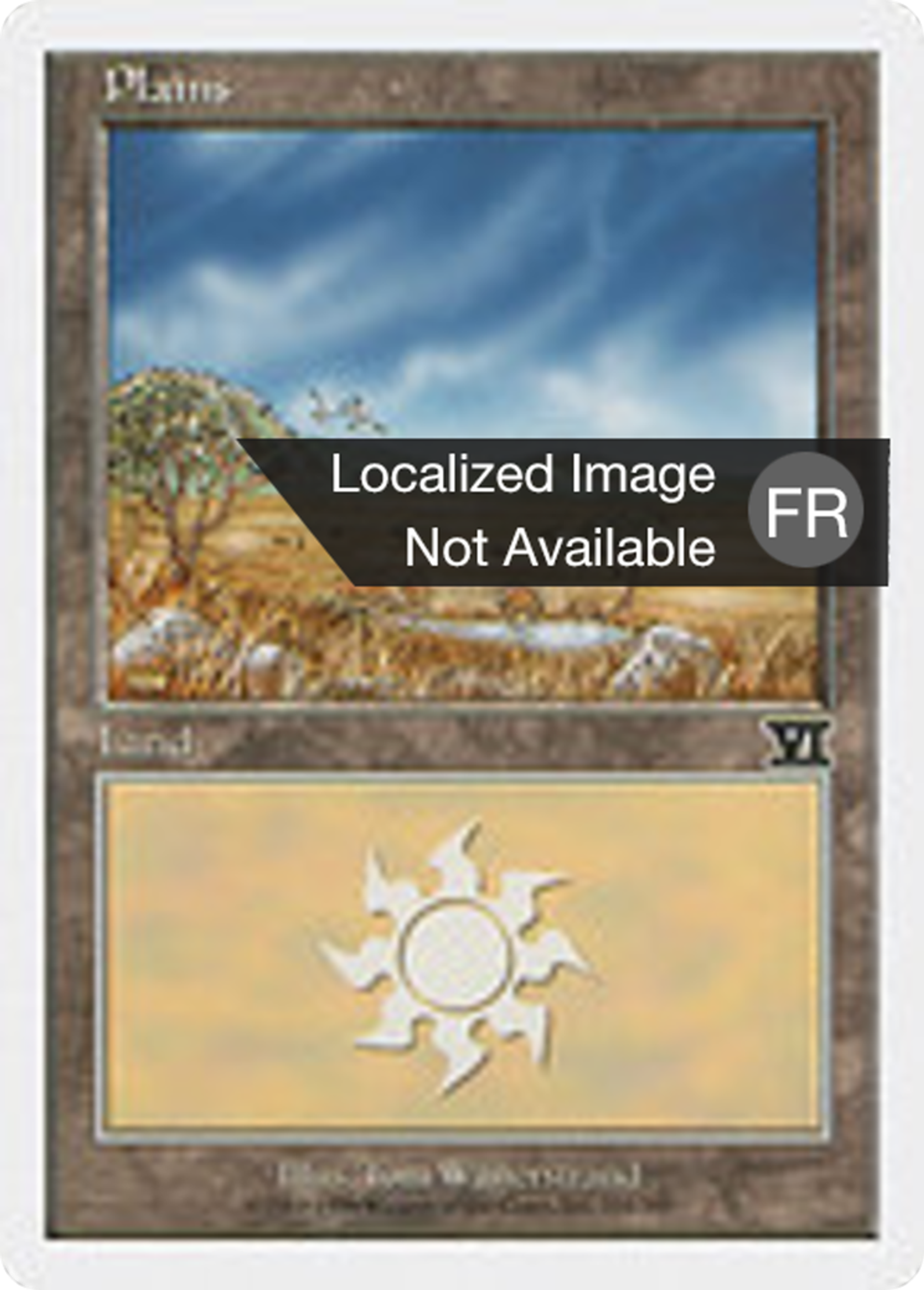 Plaine — Classic Sixth Edition — Magic: The Gathering