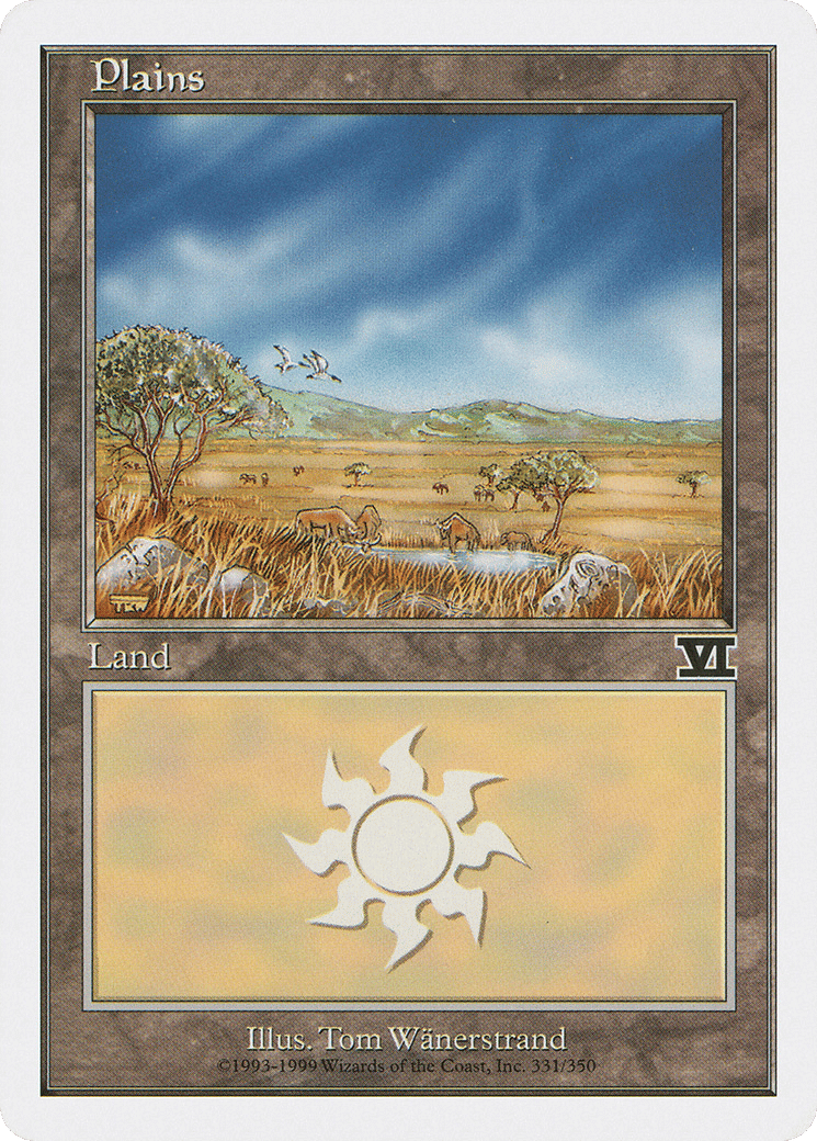 Plains — Classic Sixth Edition — Magic: The Gathering