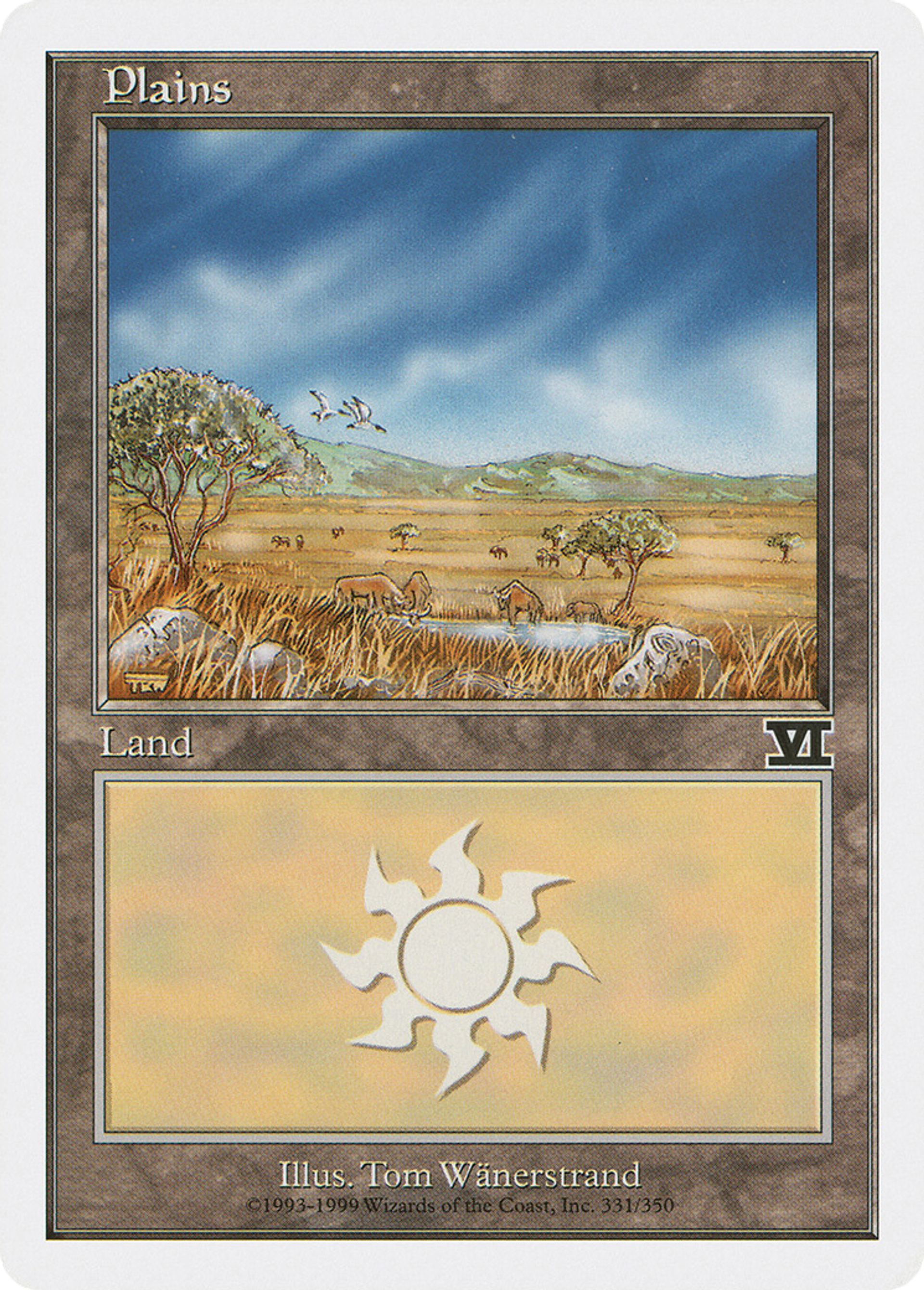 Plains — Classic Sixth Edition — Magic: The Gathering