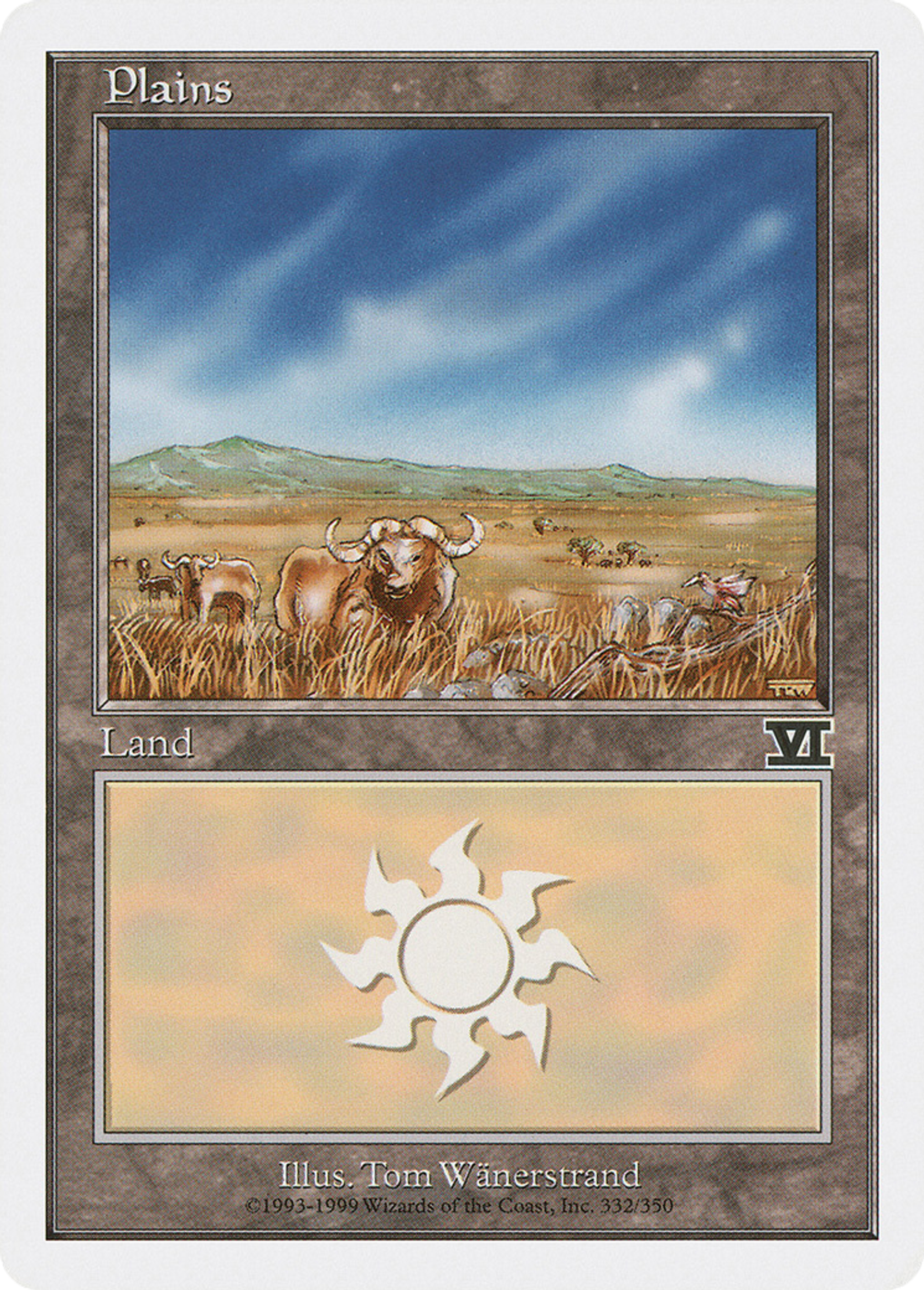 Plains — Classic Sixth Edition — Magic: The Gathering