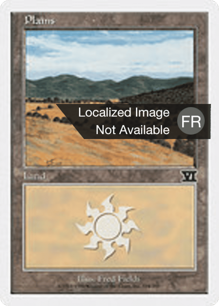 Plaine — Classic Sixth Edition — Magic: The Gathering