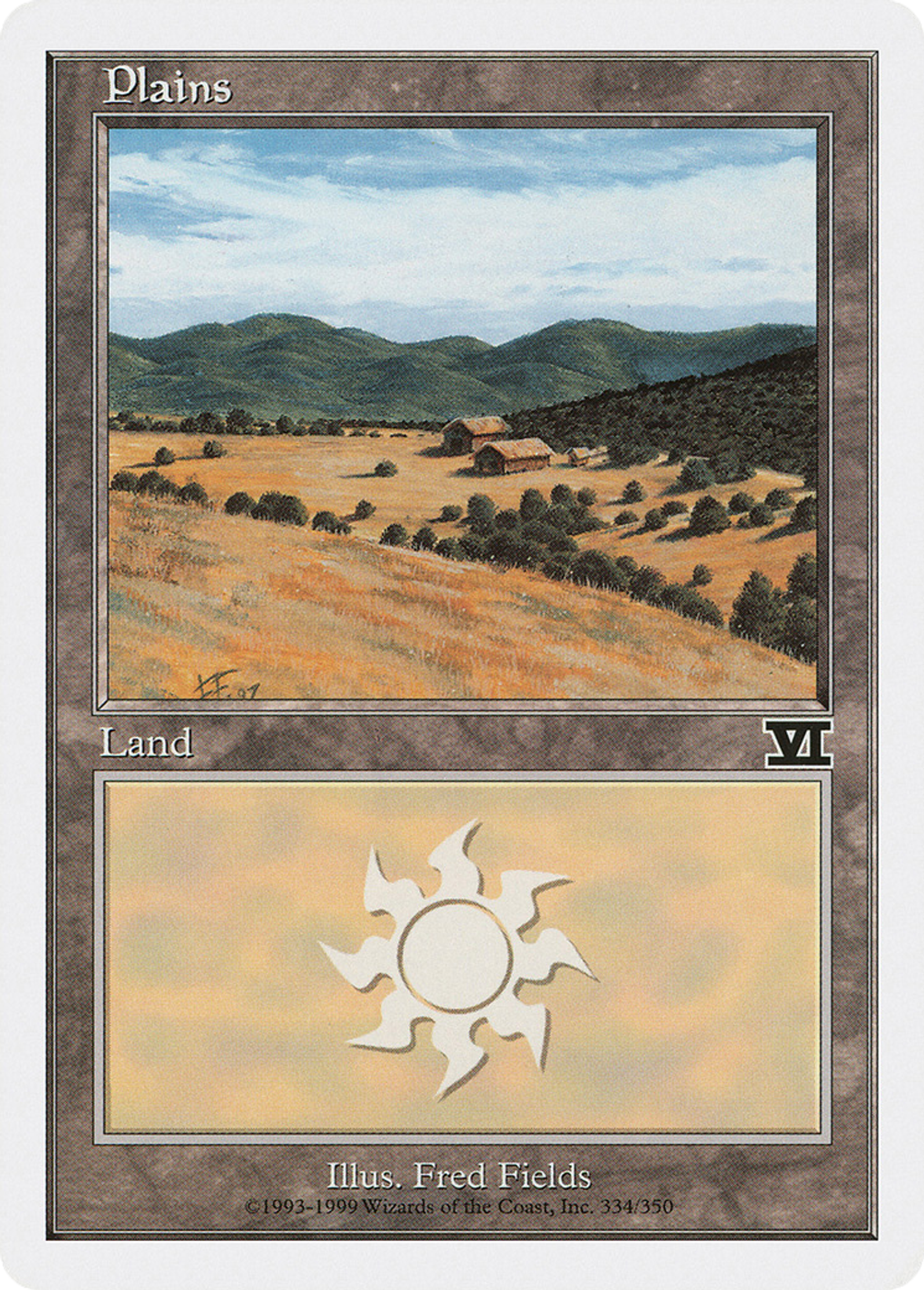 Plains — Classic Sixth Edition — Magic: The Gathering