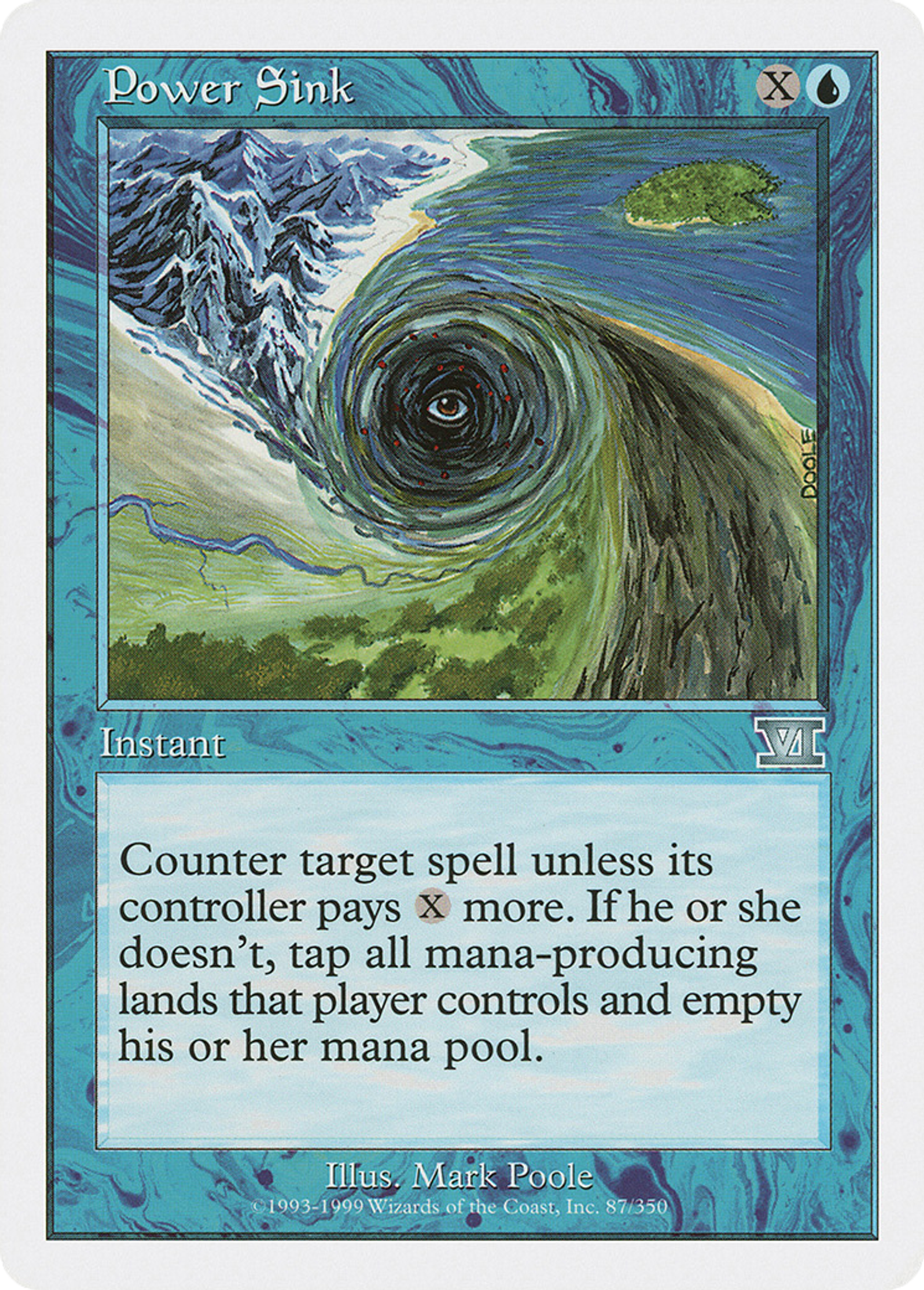 Power Sink — Classic Sixth Edition — Magic: The Gathering