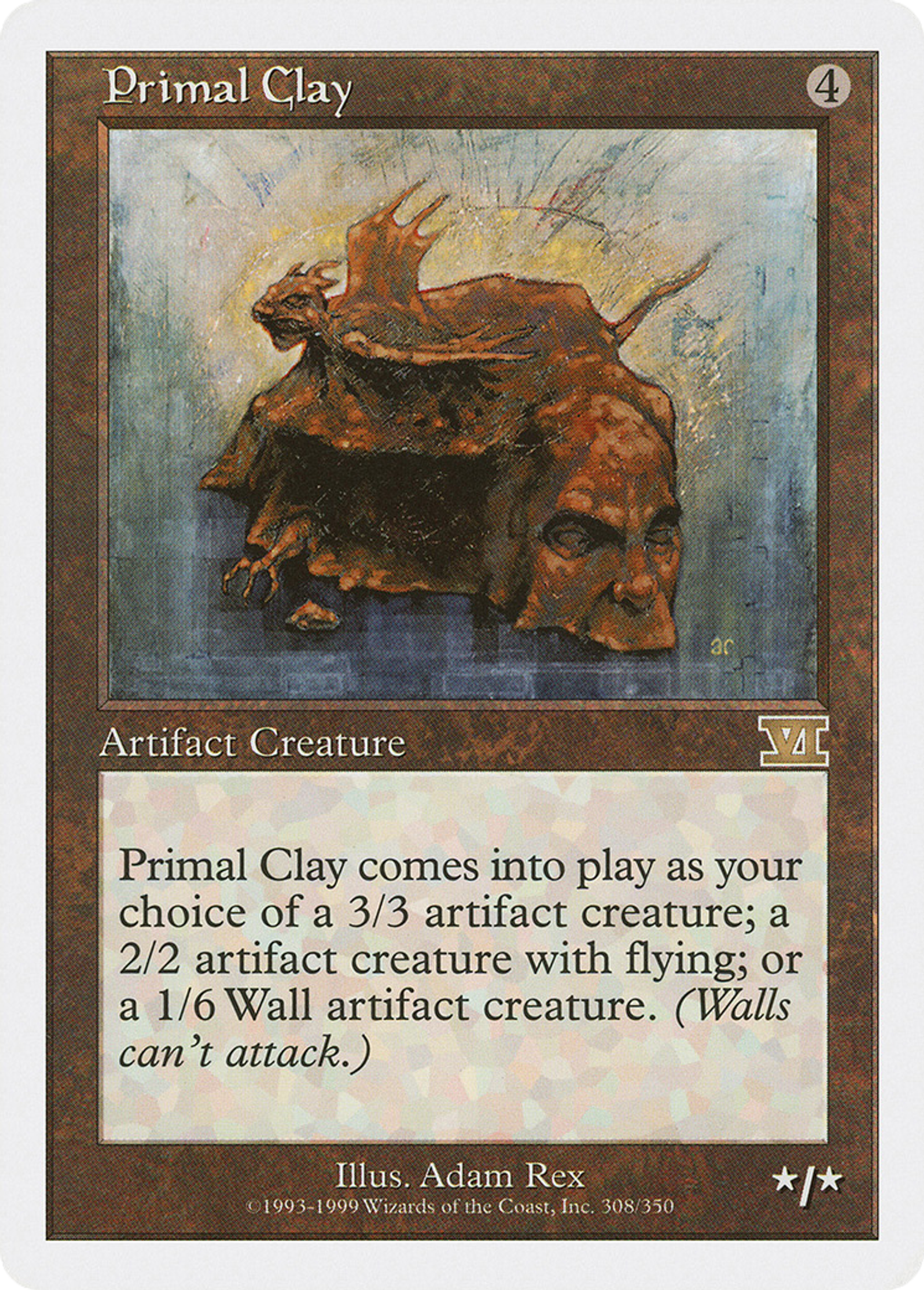 Primal Clay — Classic Sixth Edition — Magic: The Gathering