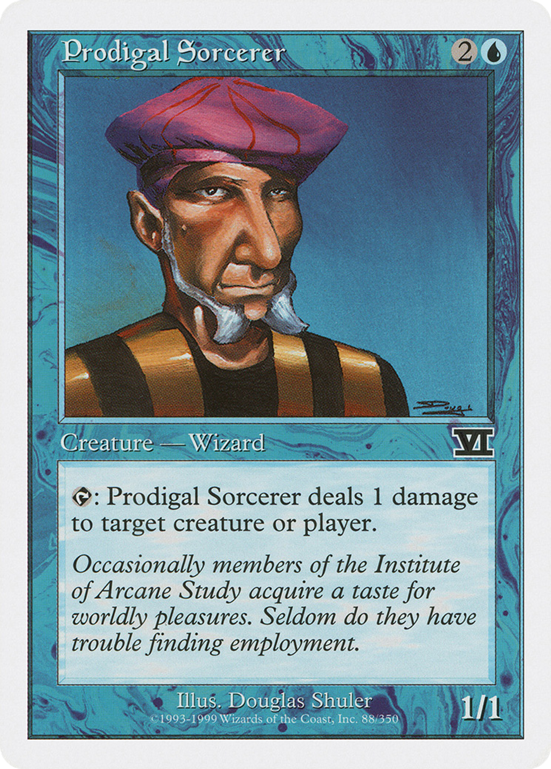 Prodigal Sorcerer — Classic Sixth Edition — Magic: The Gathering