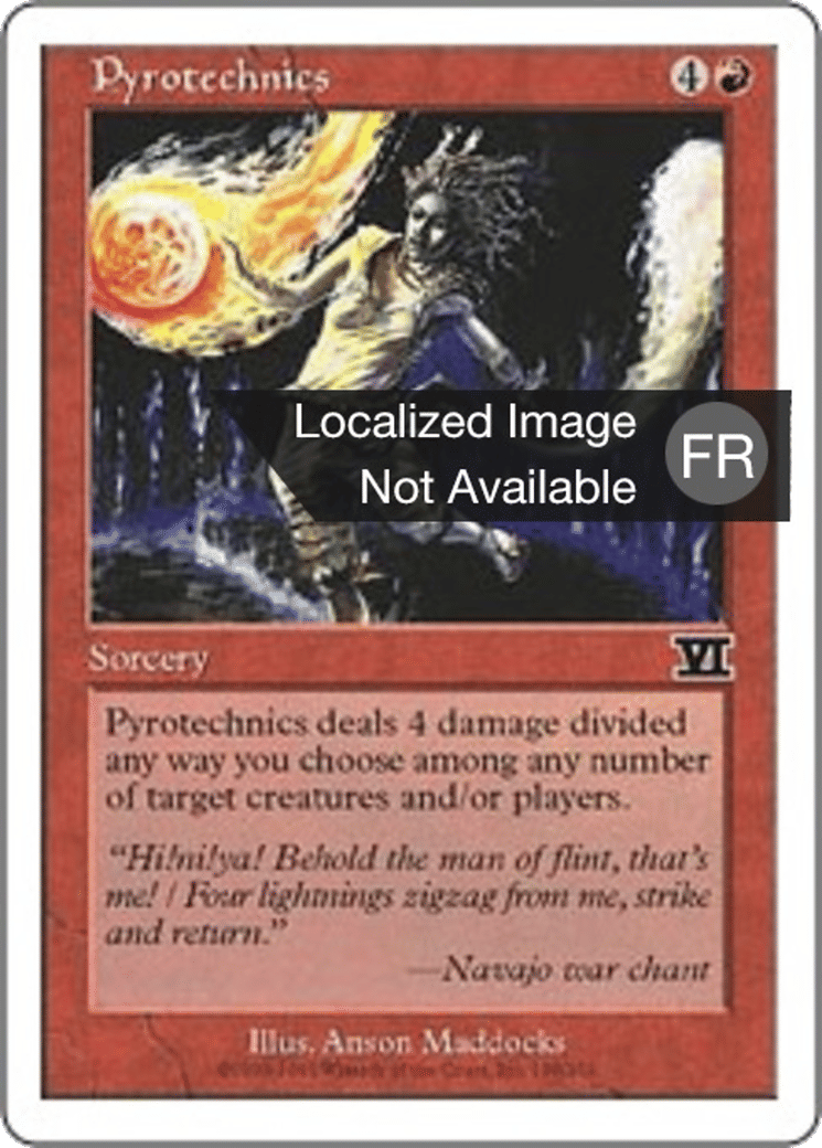 Pyrotechnie — Classic Sixth Edition — Magic: The Gathering