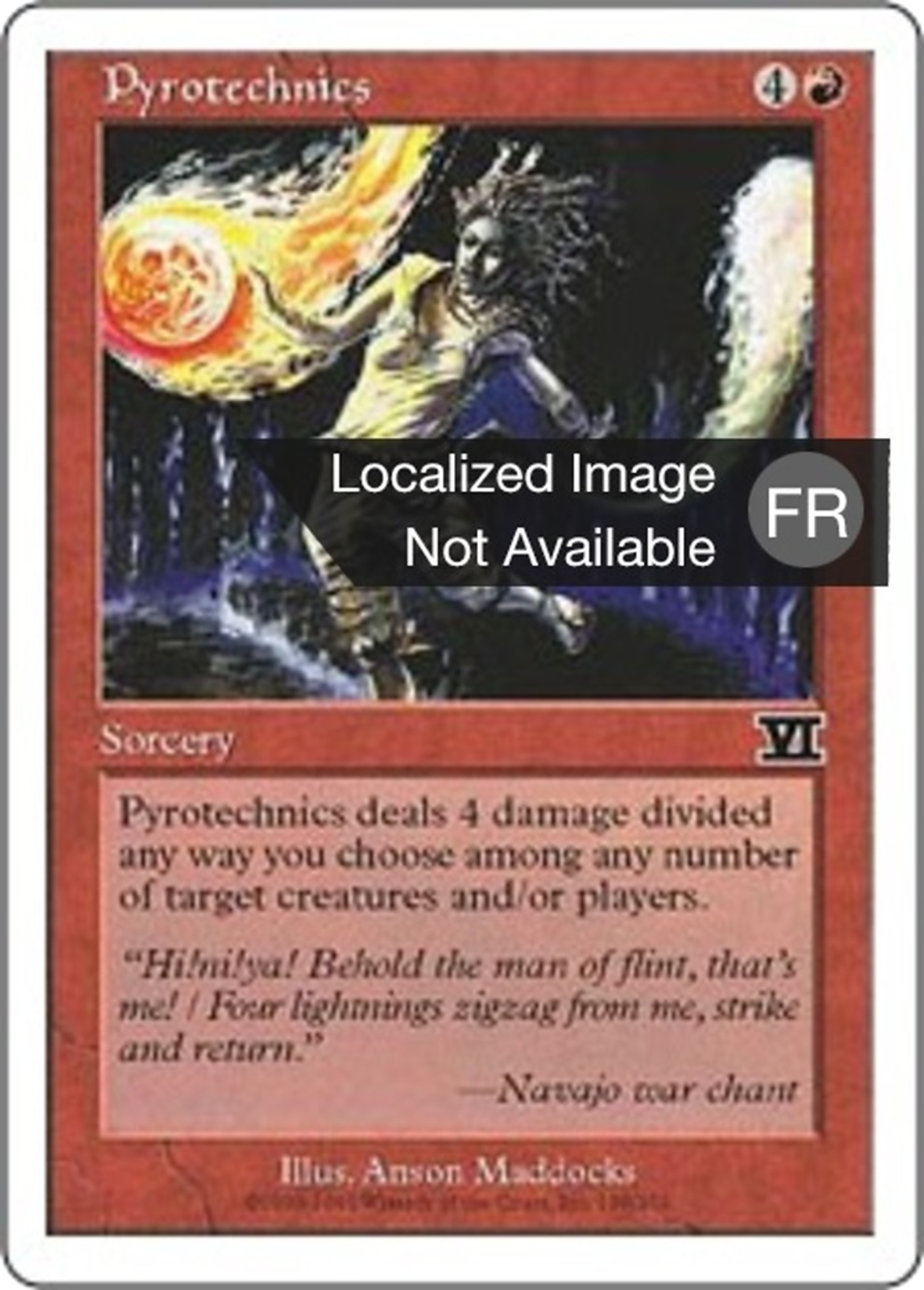 Pyrotechnie — Classic Sixth Edition — Magic: The Gathering