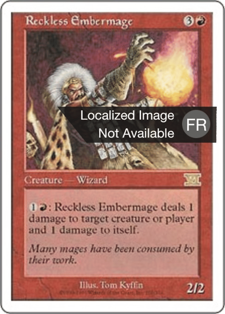 Brandemage téméraire — Classic Sixth Edition — Magic: The Gathering