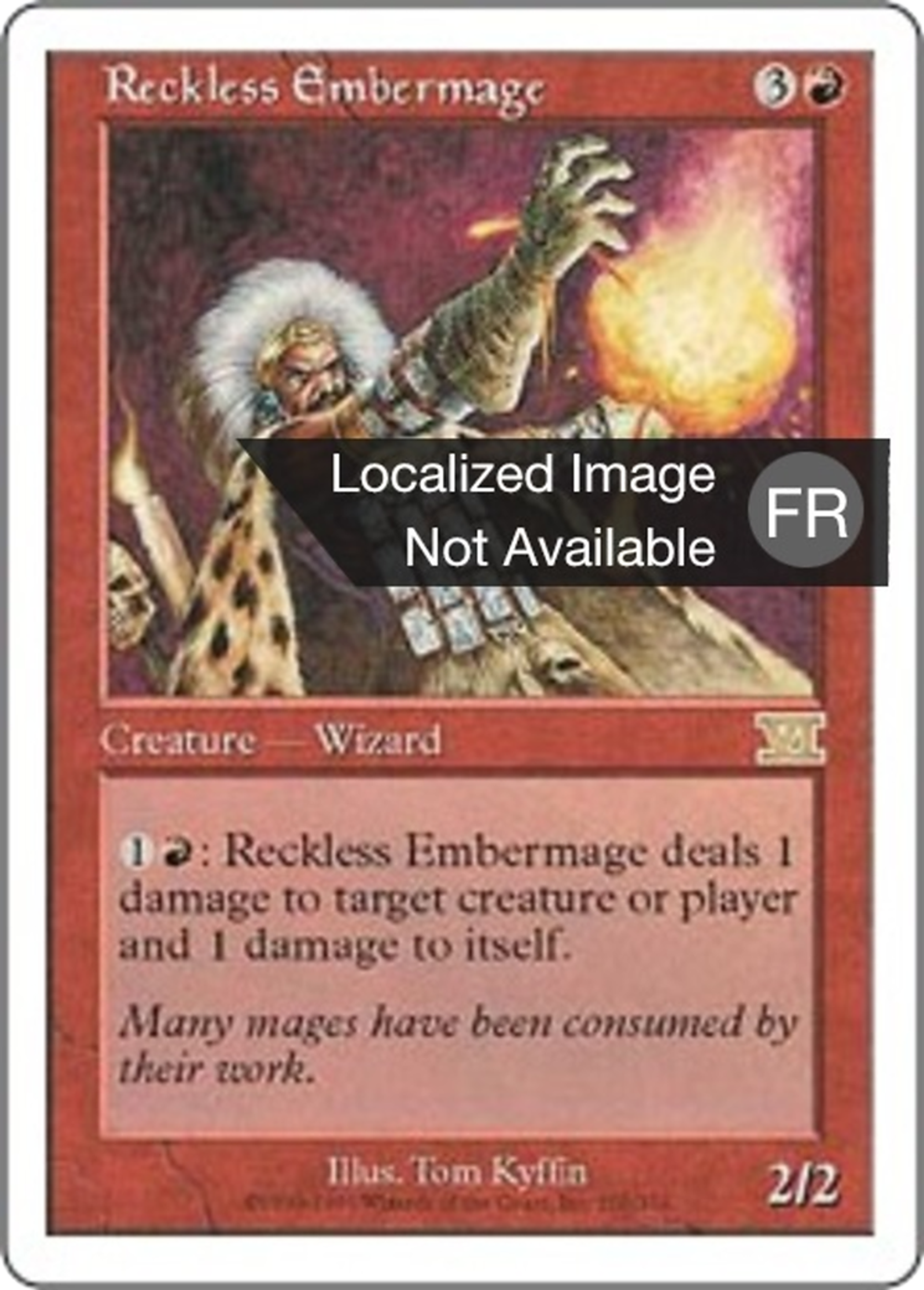 Brandemage téméraire — Classic Sixth Edition — Magic: The Gathering