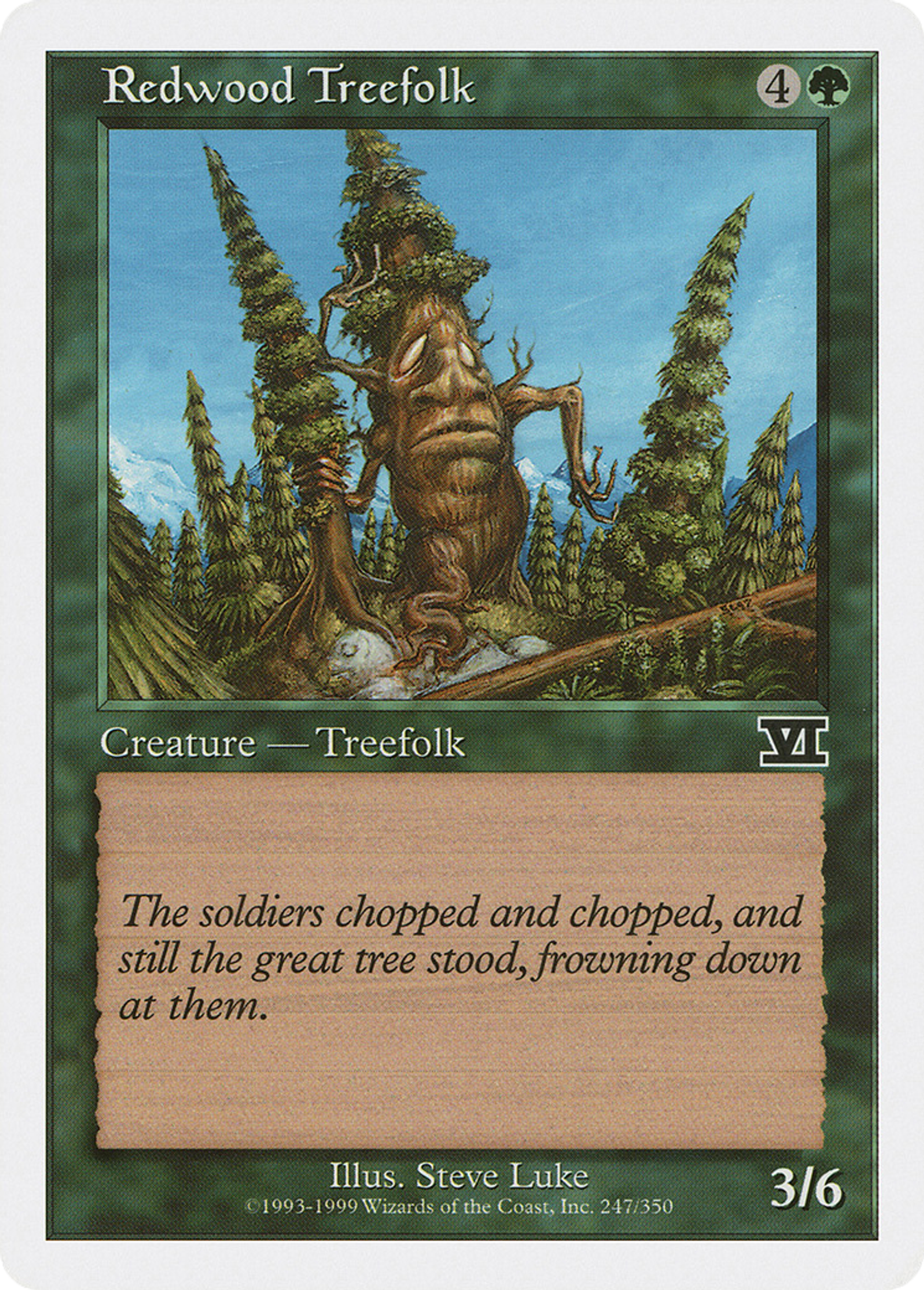 Redwood Treefolk — Classic Sixth Edition — Magic: The Gathering