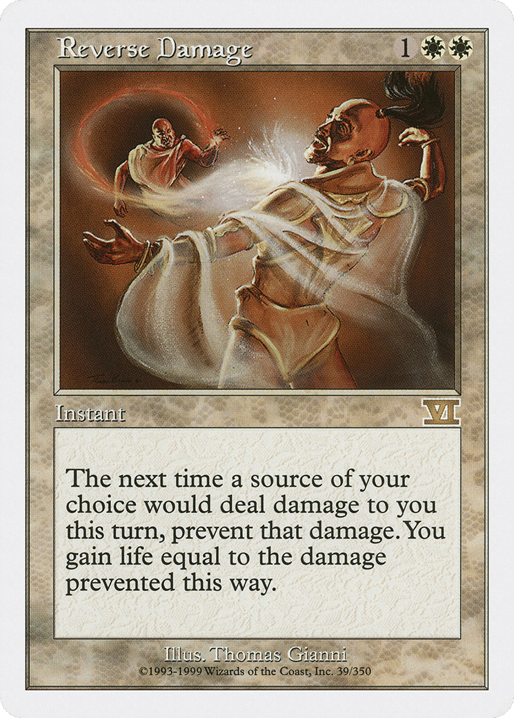 Reverse Damage — Classic Sixth Edition — Magic: The Gathering
