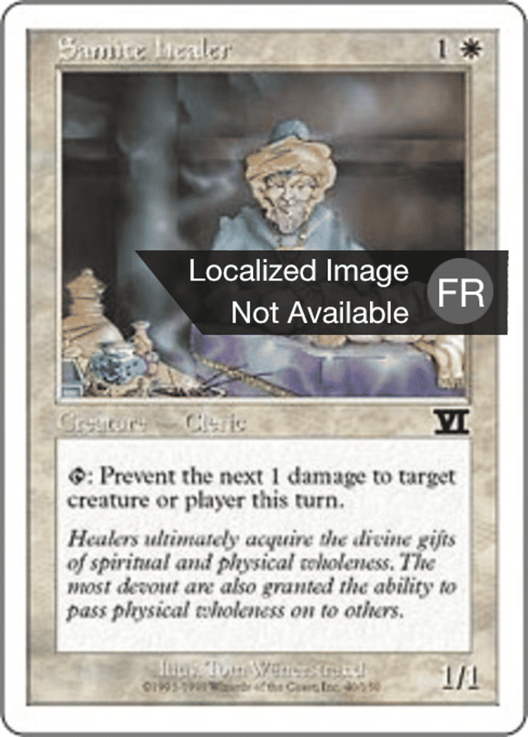 Guérisseur sanctif — Classic Sixth Edition — Magic: The Gathering