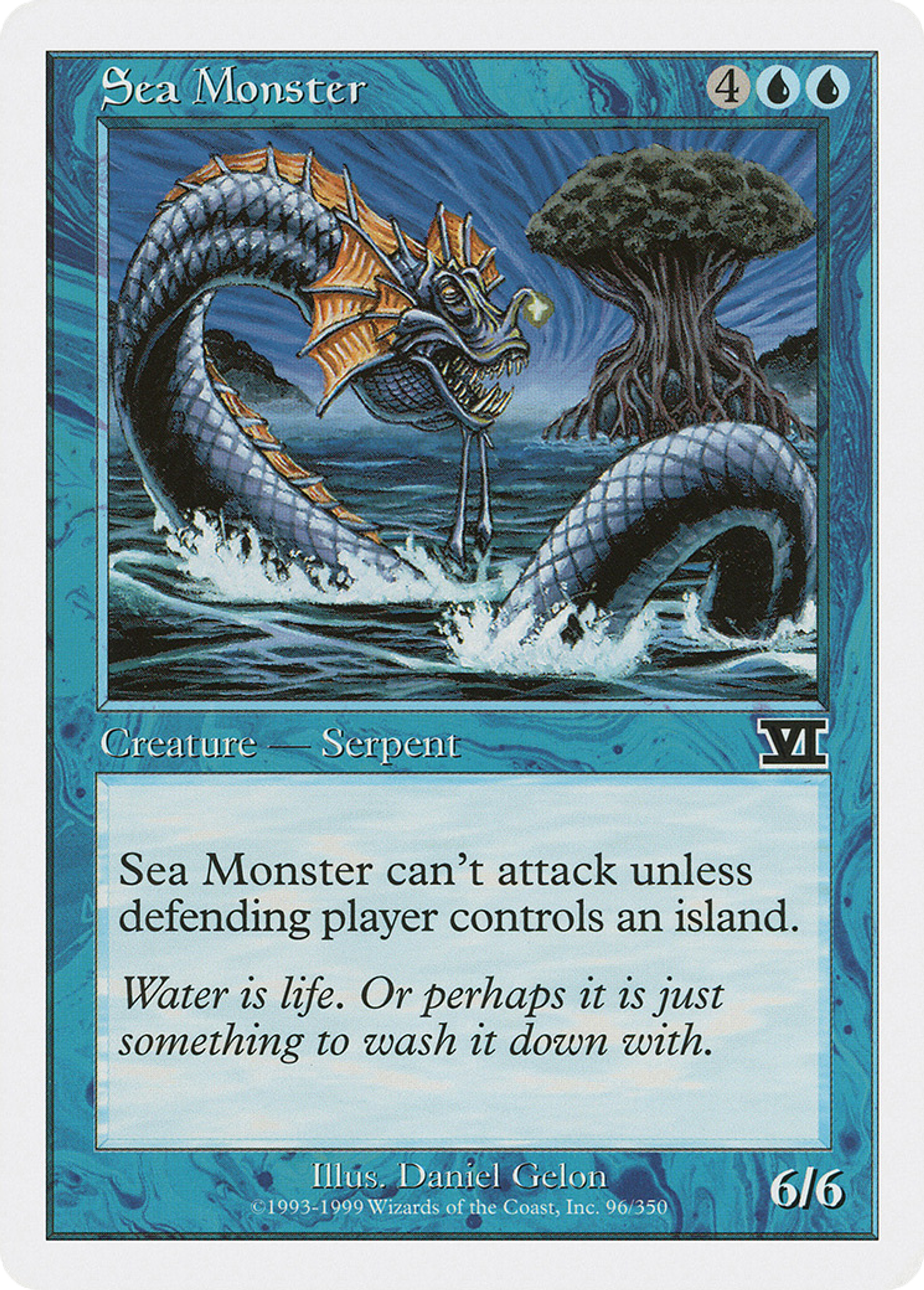 Sea Monster — Classic Sixth Edition — Magic: The Gathering