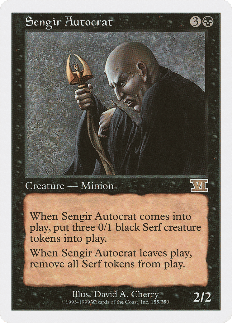 Sengir Autocrat — Classic Sixth Edition — Magic: The Gathering