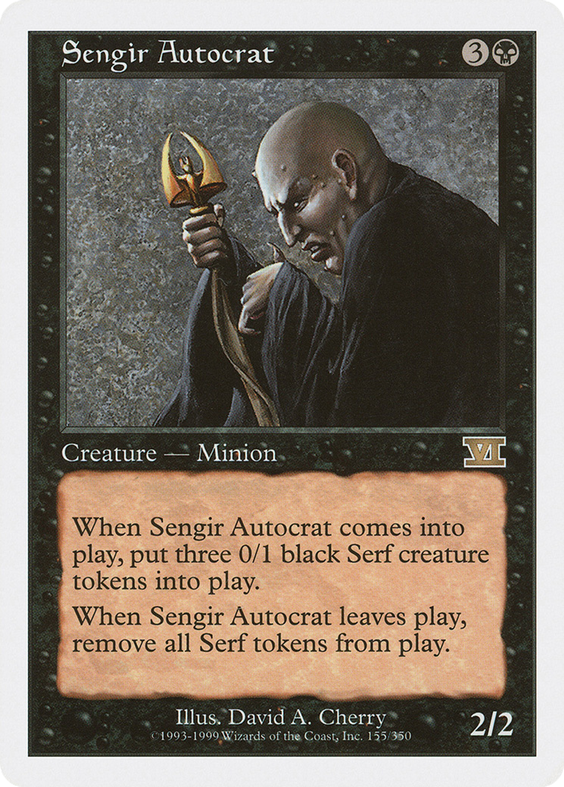 Sengir Autocrat — Classic Sixth Edition — Magic: The Gathering