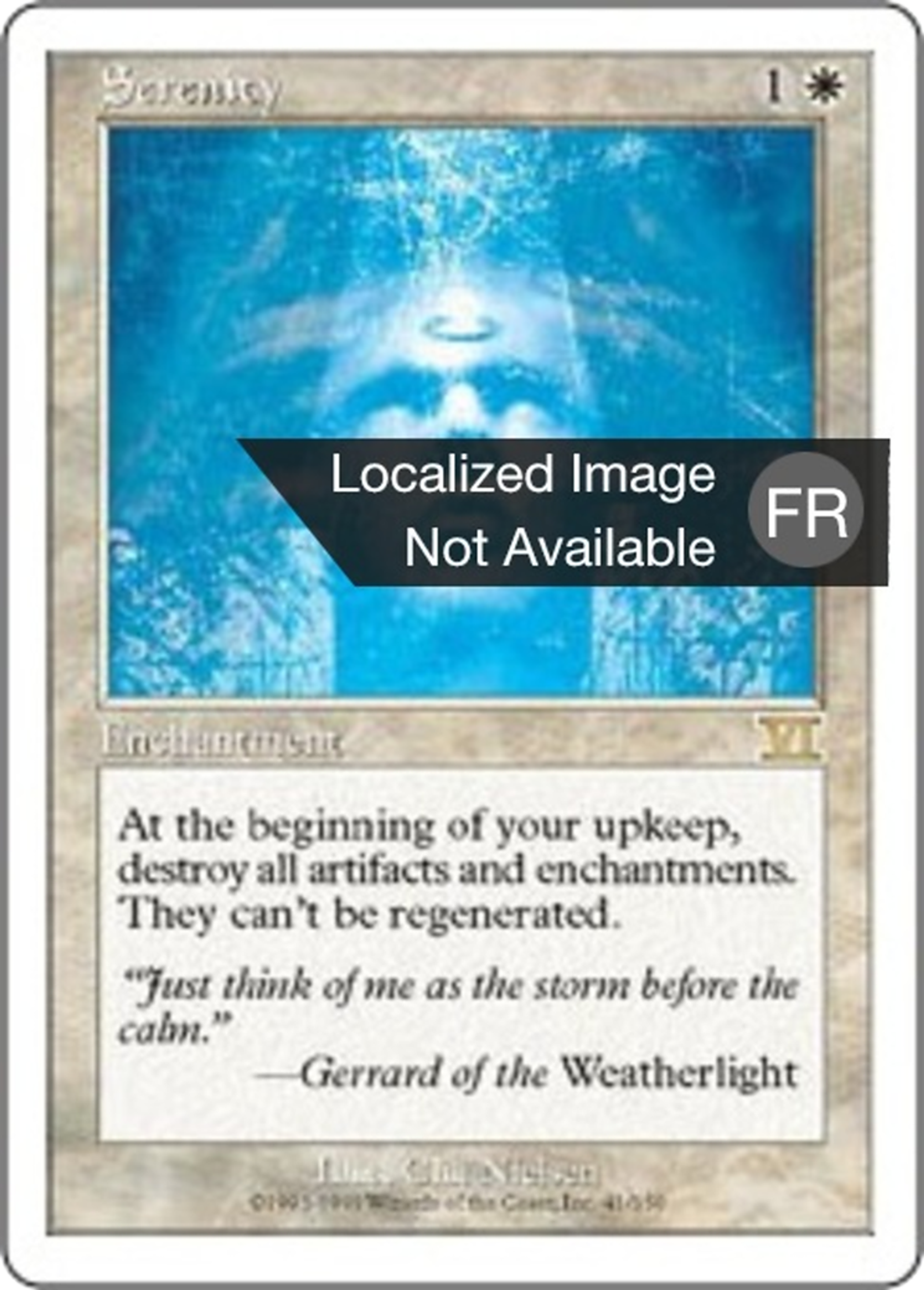Sérénité — Classic Sixth Edition — Magic: The Gathering