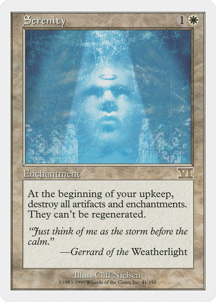Serenity — Classic Sixth Edition — Magic: The Gathering