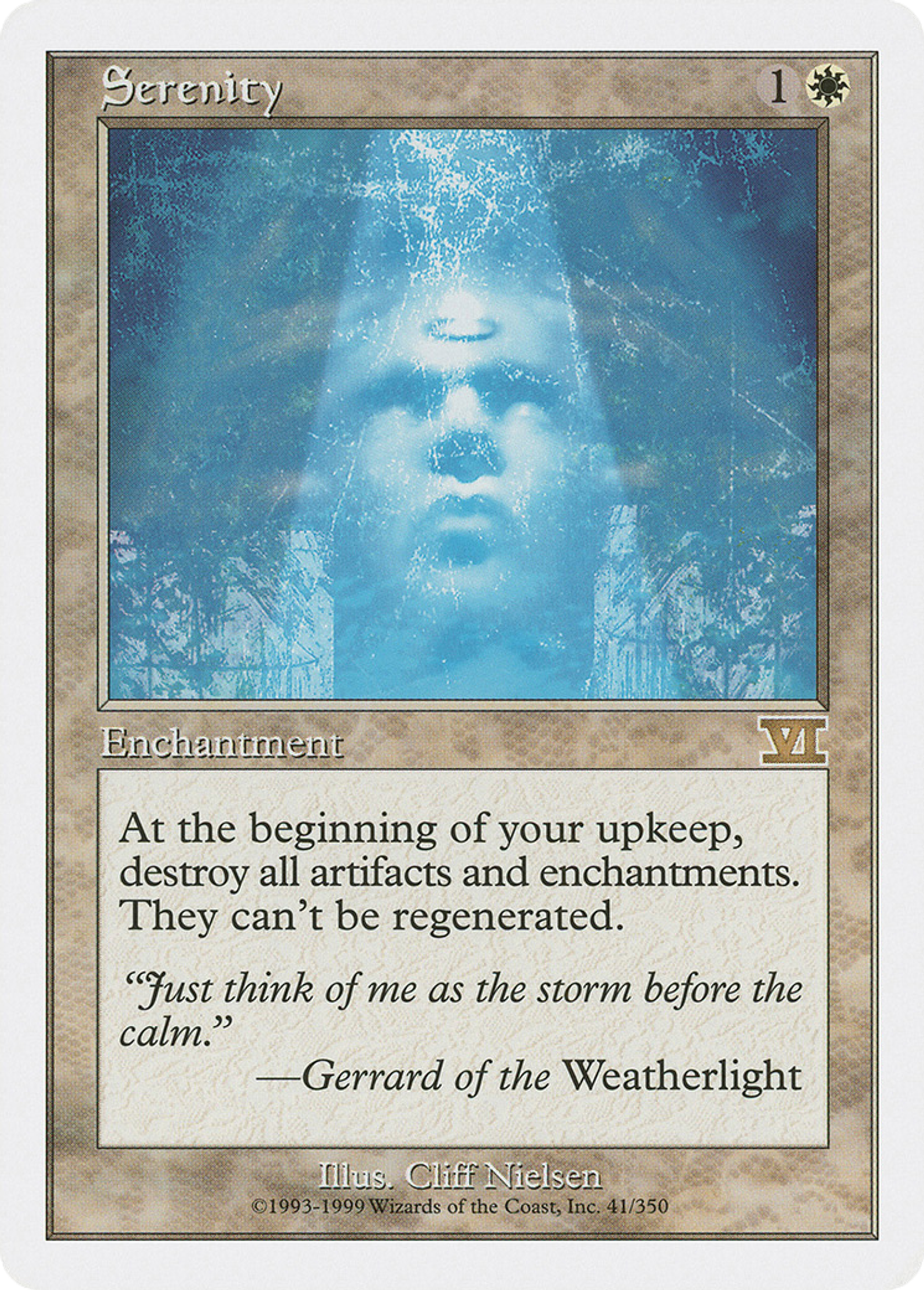 Serenity — Classic Sixth Edition — Magic: The Gathering