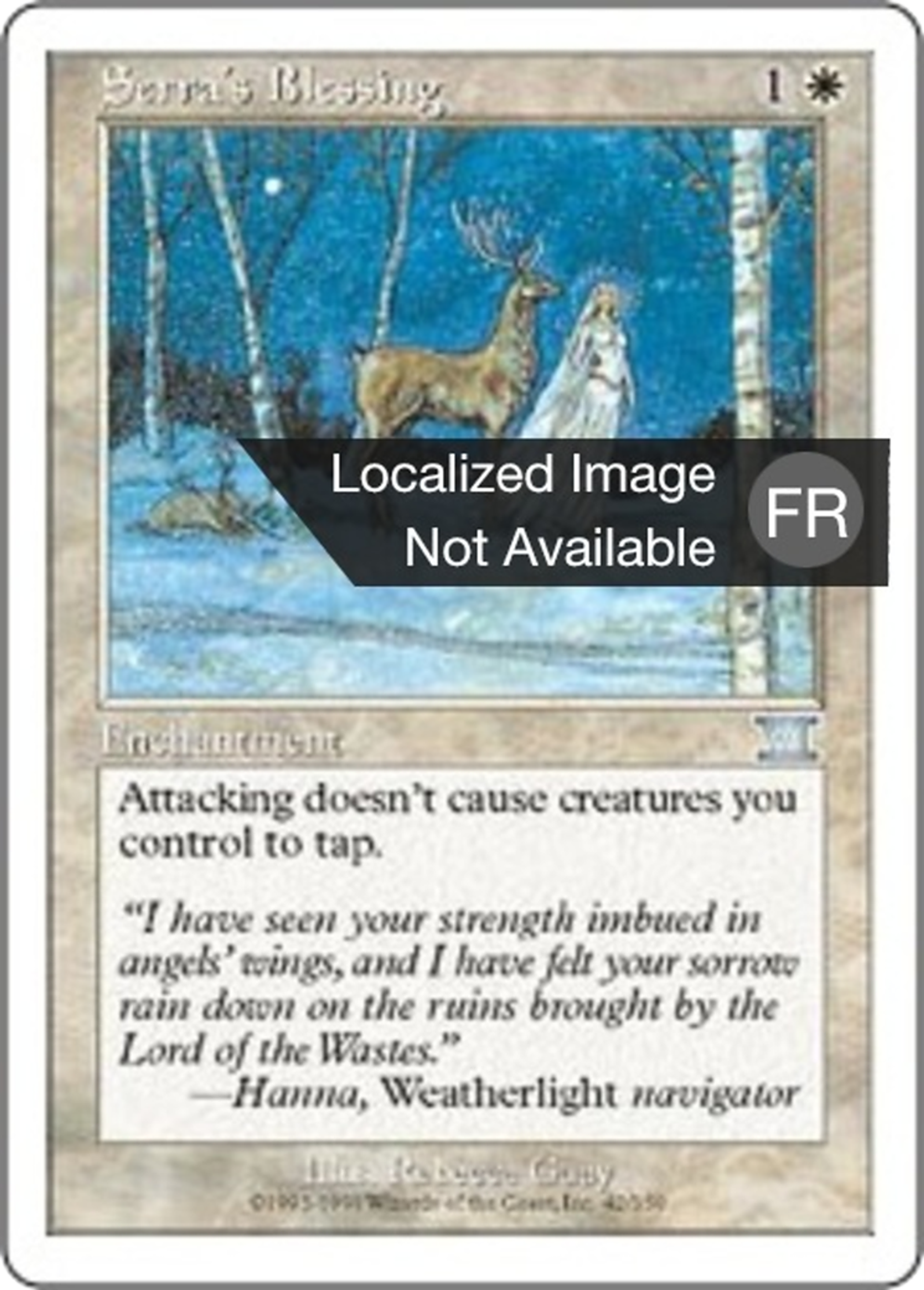 Bénédiction selon Serra — Classic Sixth Edition — Magic: The Gathering