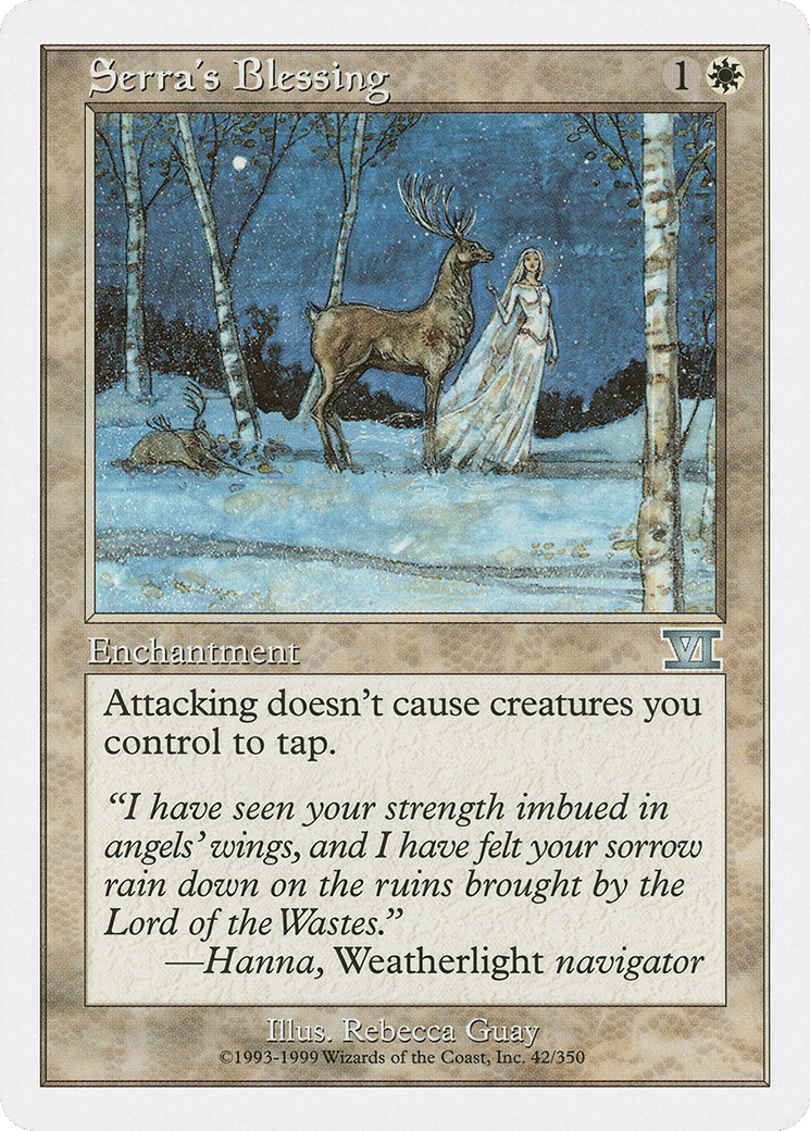 Serra's Blessing — Classic Sixth Edition — Magic: The Gathering