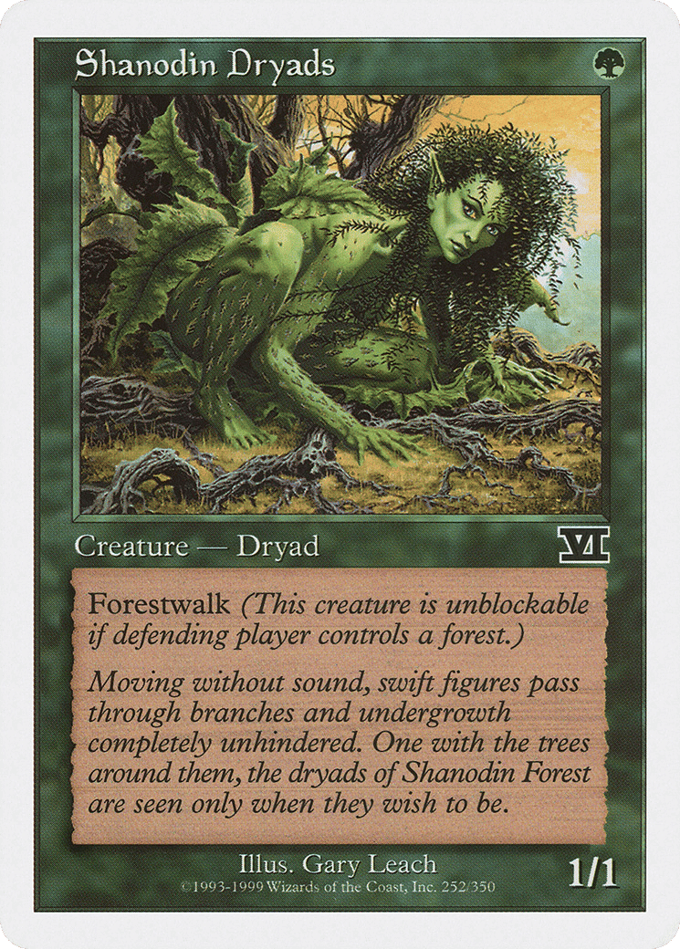 Shanodin Dryads — Classic Sixth Edition — Magic: The Gathering