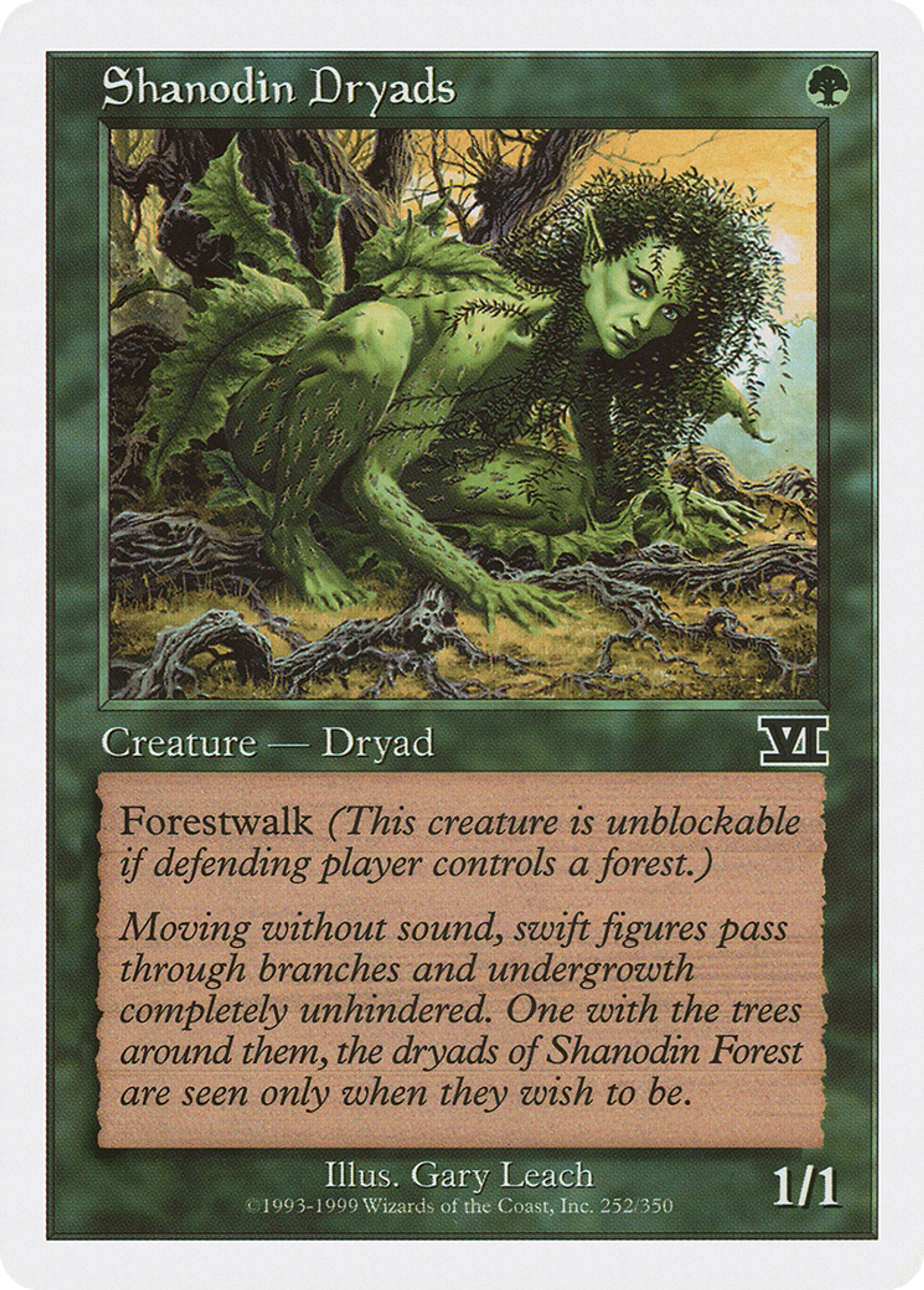 Shanodin Dryads — Classic Sixth Edition — Magic: The Gathering