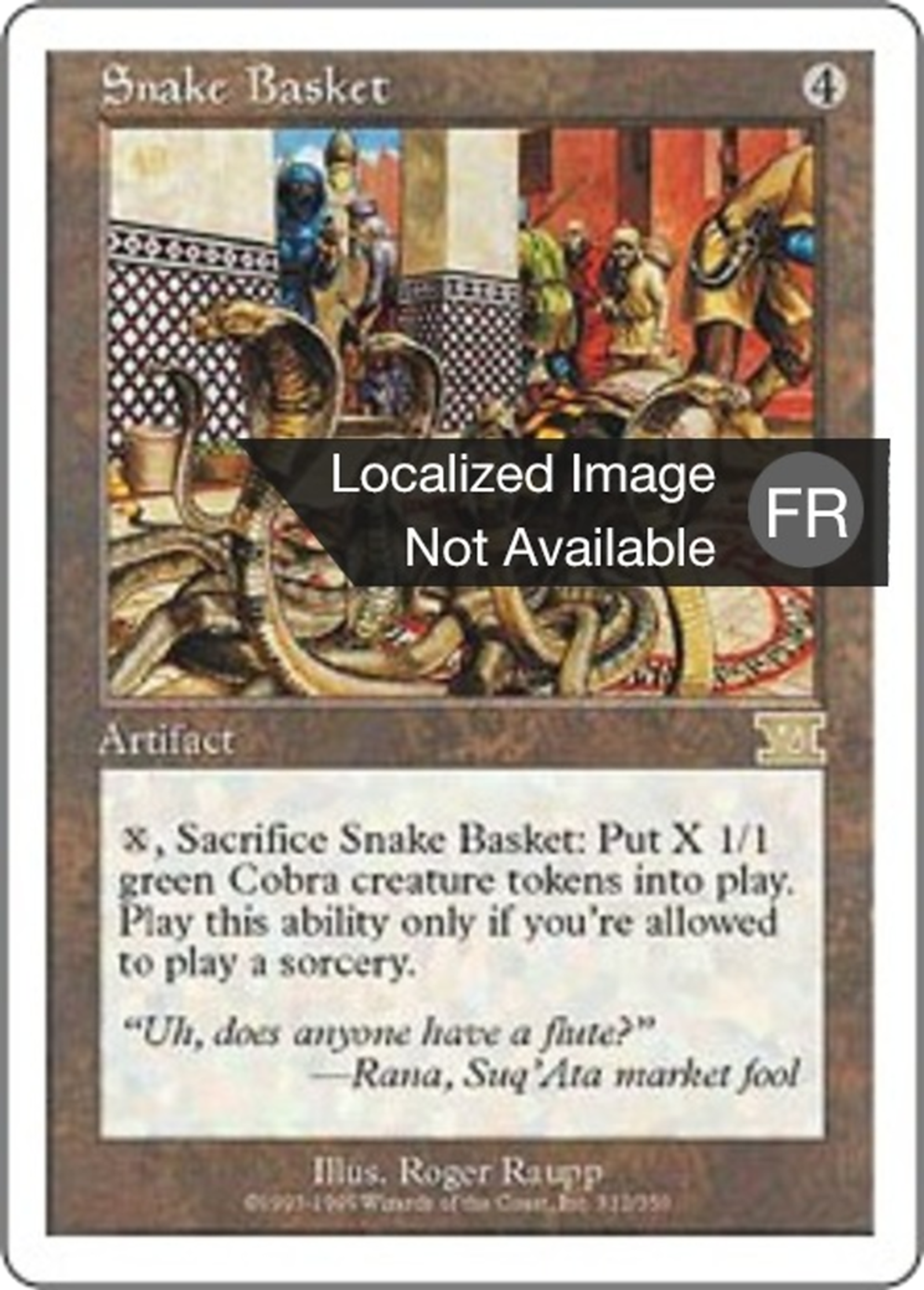 Panier de serpents — Classic Sixth Edition — Magic: The Gathering
