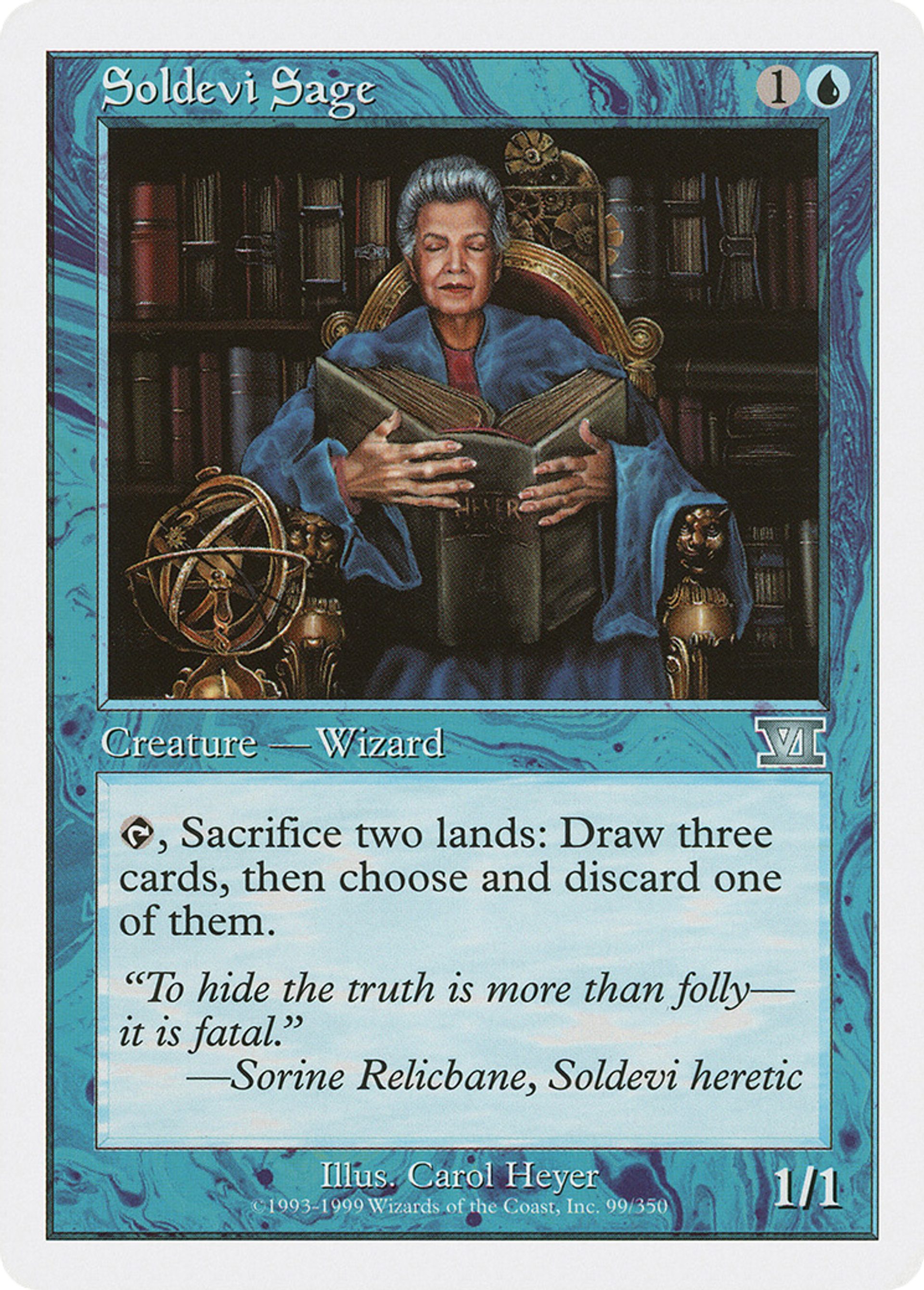 Soldevi Sage — Classic Sixth Edition — Magic: The Gathering