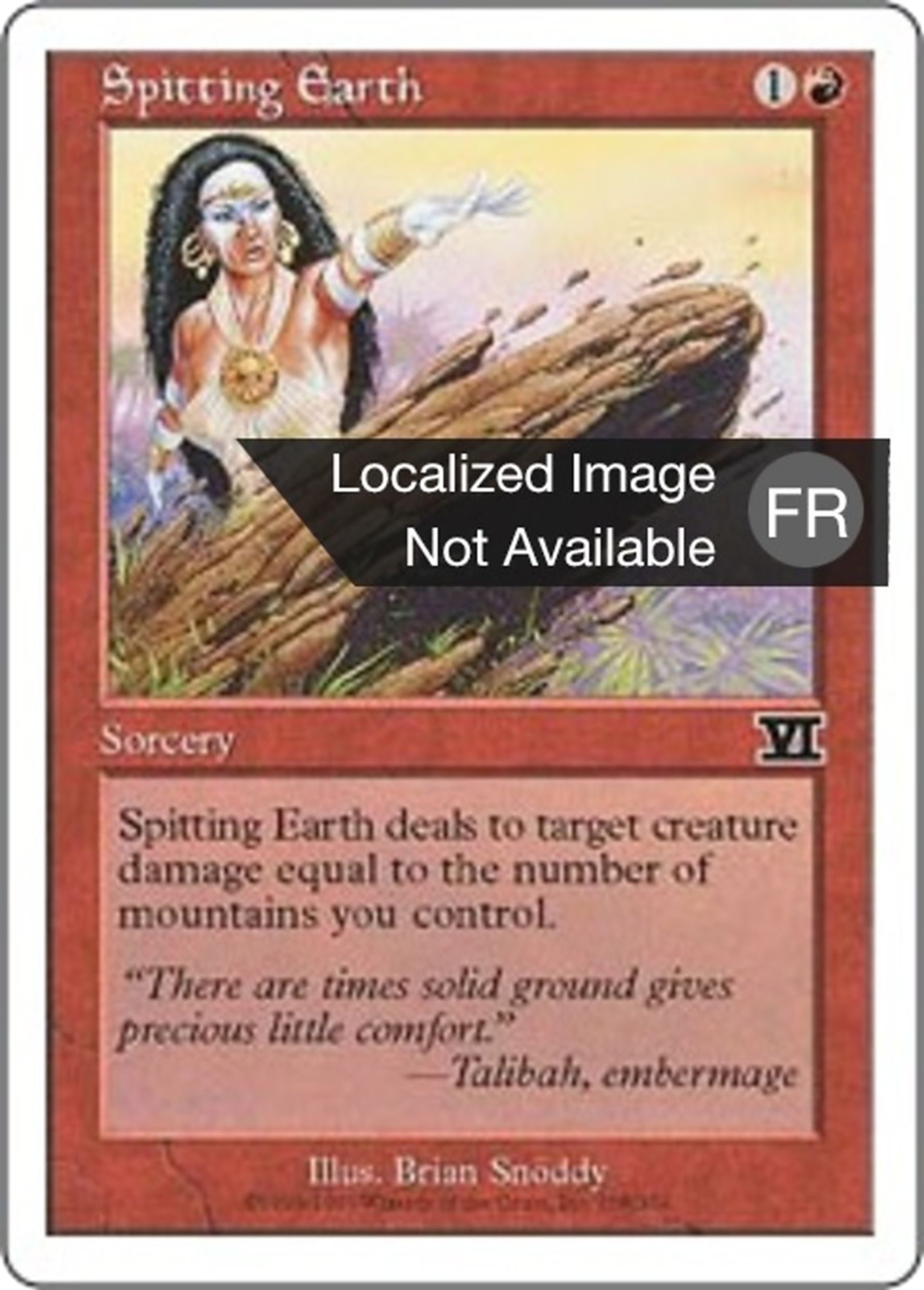 Expectoration tellurique — Classic Sixth Edition — Magic: The Gathering