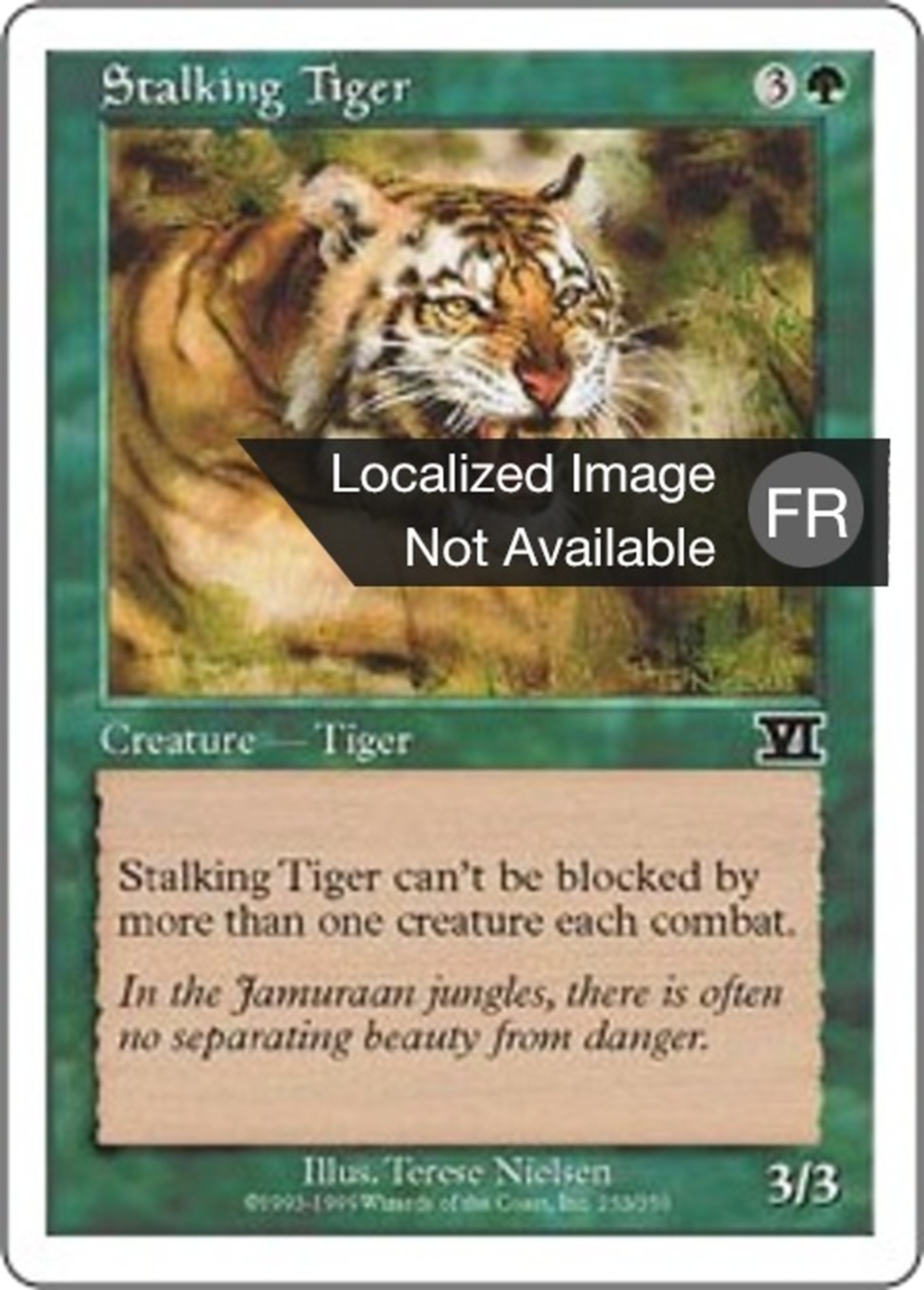 Tigre en chasse — Classic Sixth Edition — Magic: The Gathering