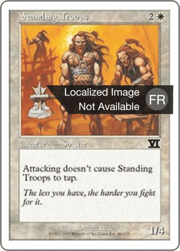 Troupes régulières — Classic Sixth Edition — Magic: The Gathering
