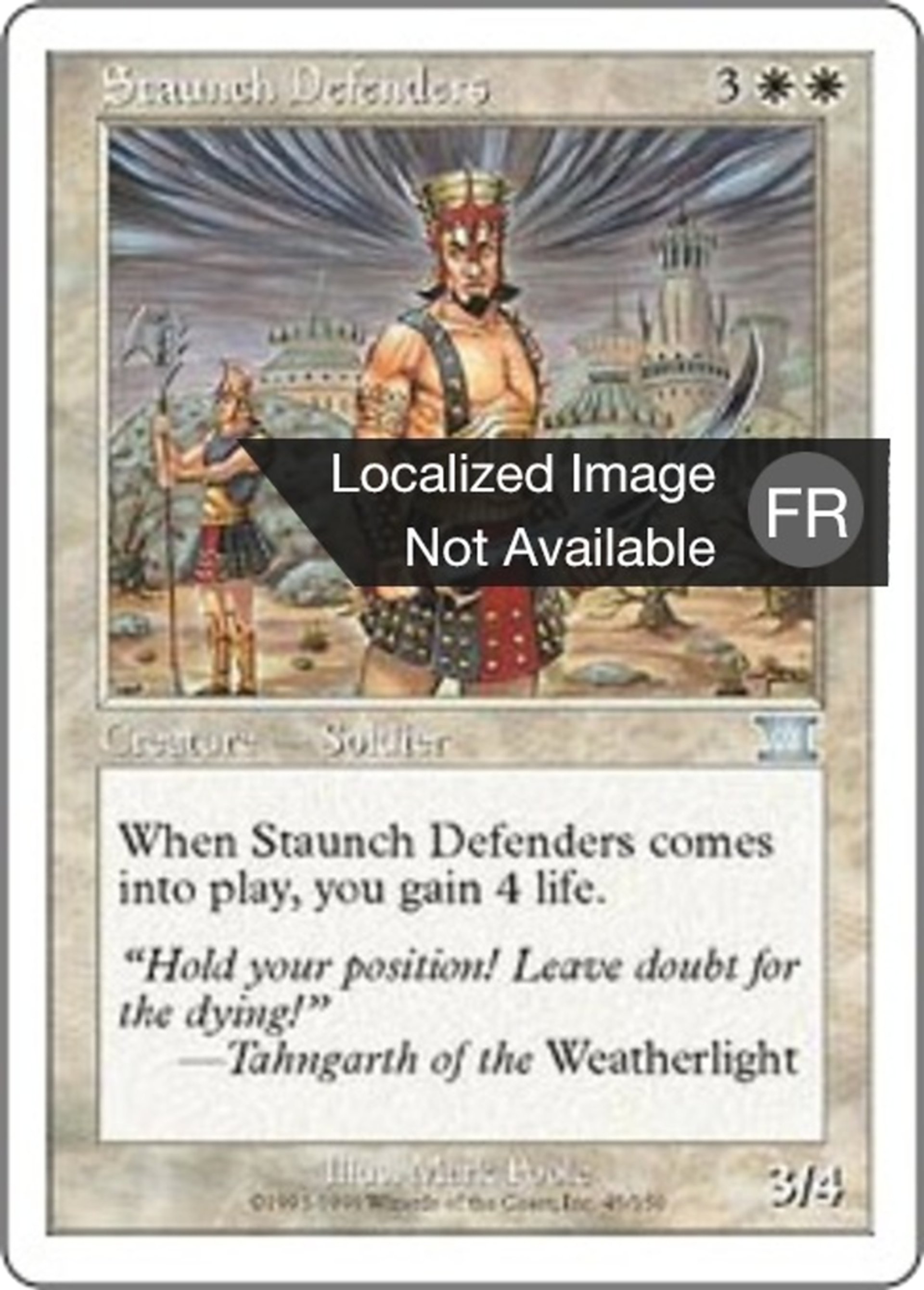 Défenseurs inébranlables — Classic Sixth Edition — Magic: The Gathering