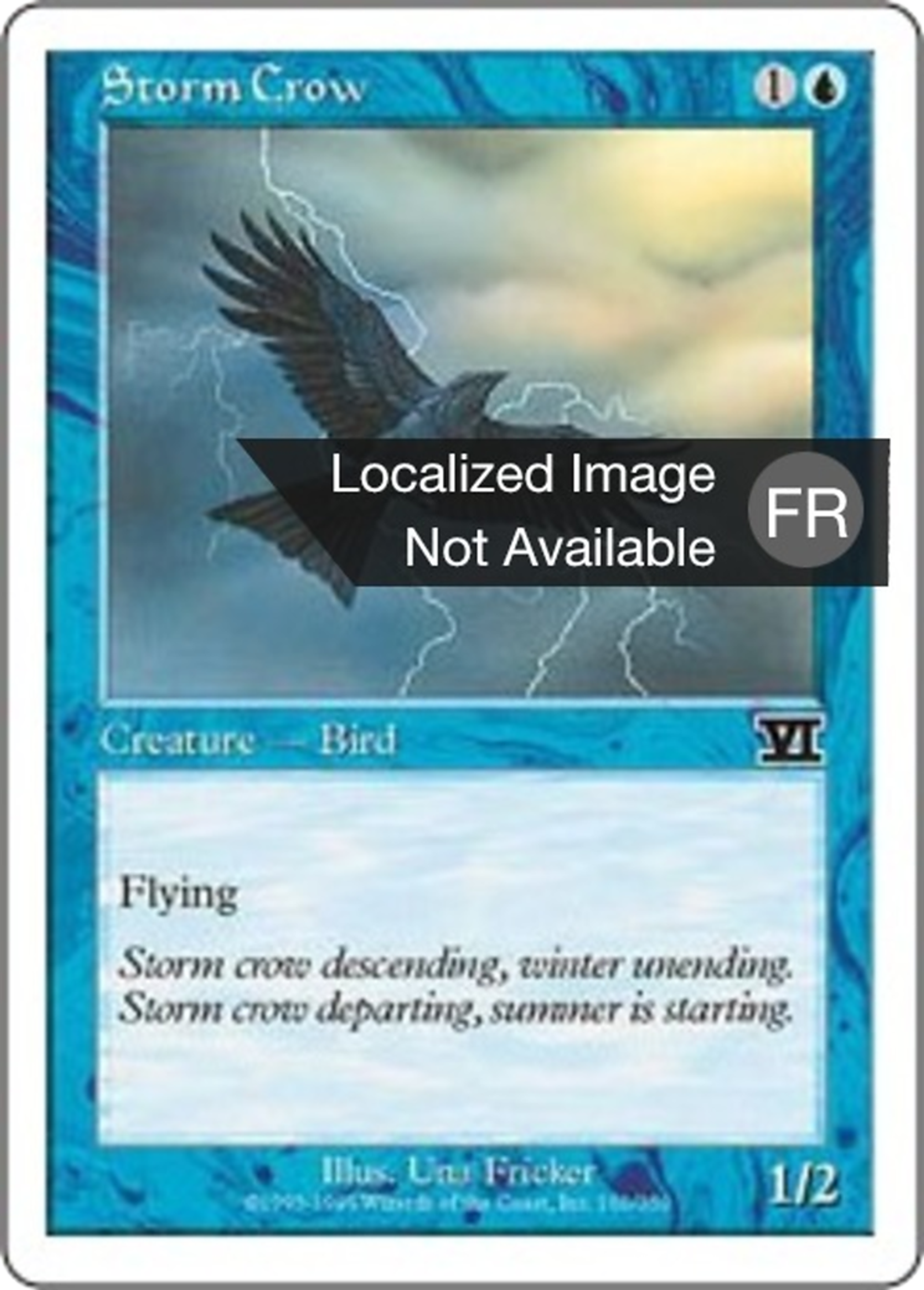 Corbeau de l'orage — Classic Sixth Edition — Magic: The Gathering
