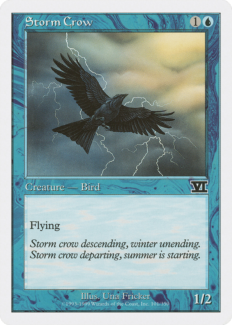 Storm Crow — Classic Sixth Edition — Magic: The Gathering
