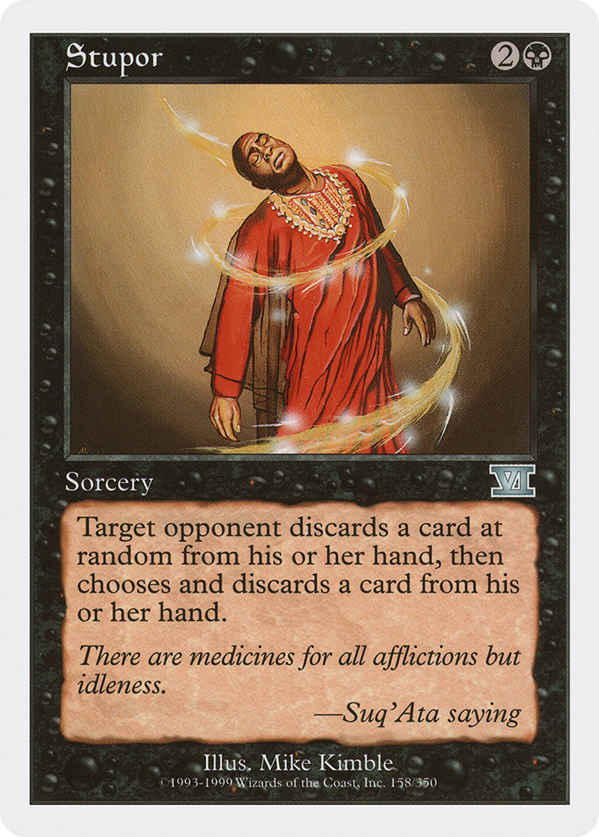 Stupor — Classic Sixth Edition — Magic: The Gathering