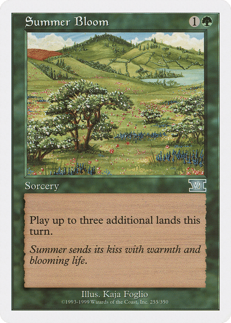 Summer Bloom — Classic Sixth Edition — Magic: The Gathering