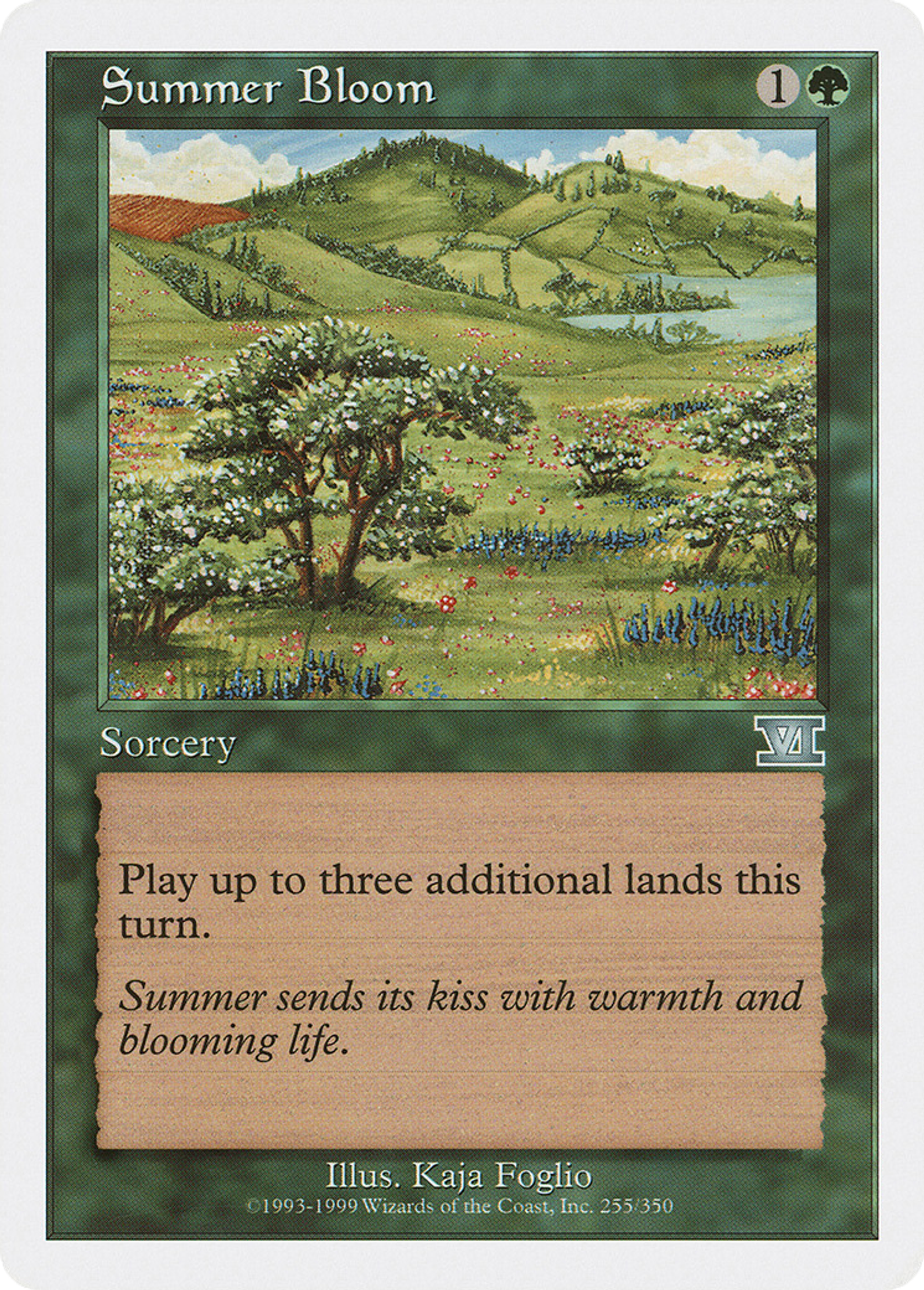Summer Bloom — Classic Sixth Edition — Magic: The Gathering