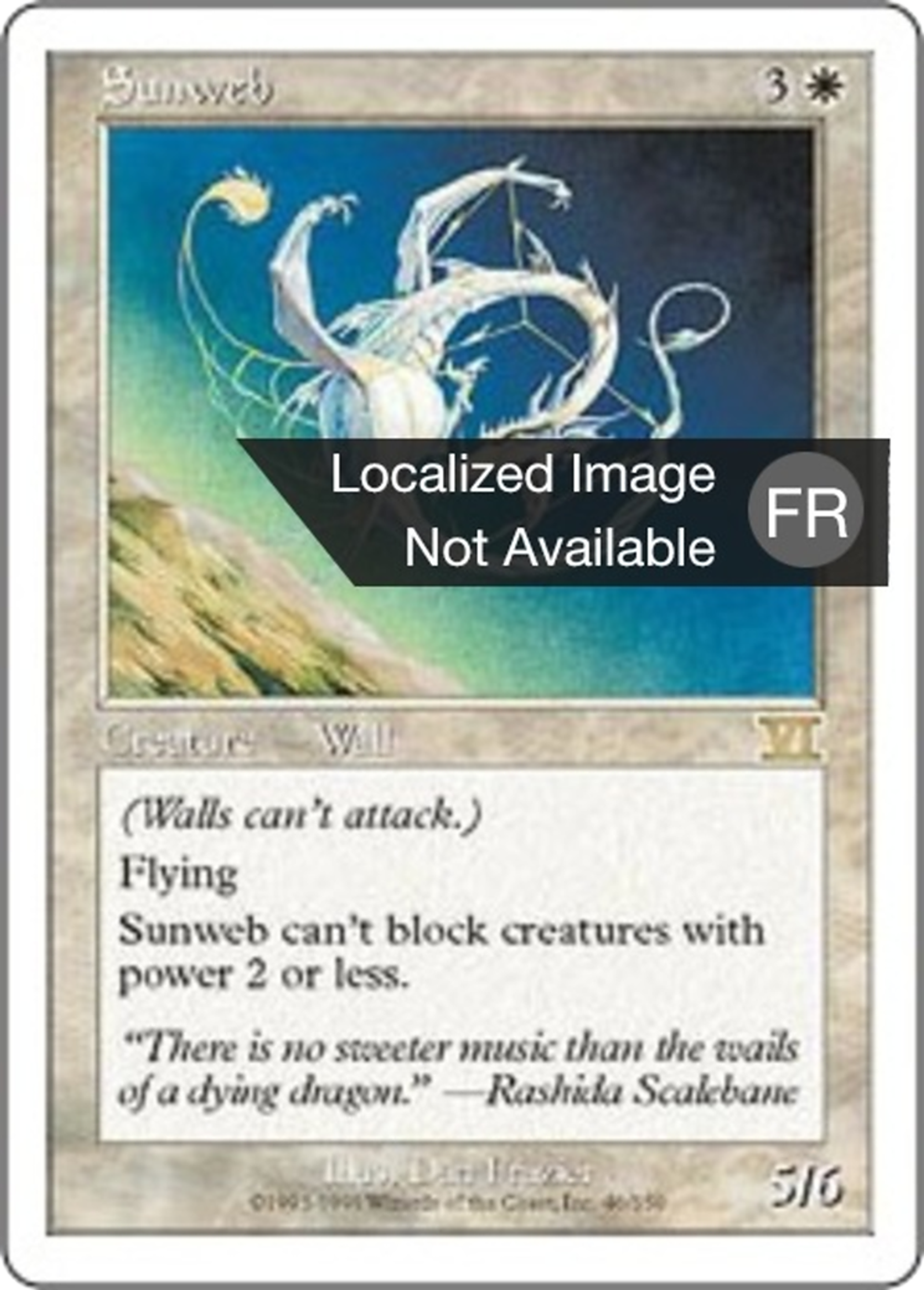 Toile solaire — Classic Sixth Edition — Magic: The Gathering