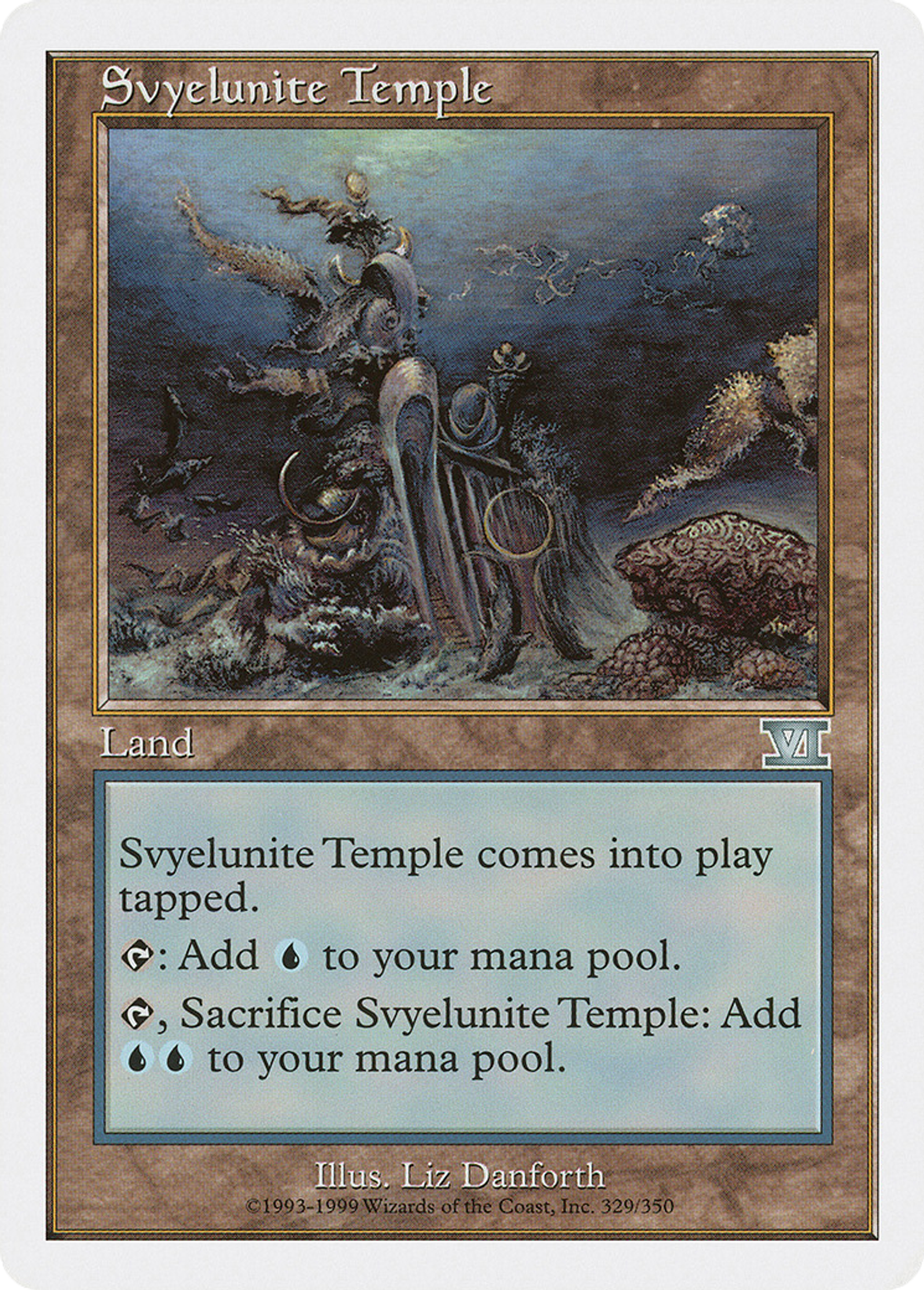 Svyelunite Temple — Classic Sixth Edition — Magic: The Gathering