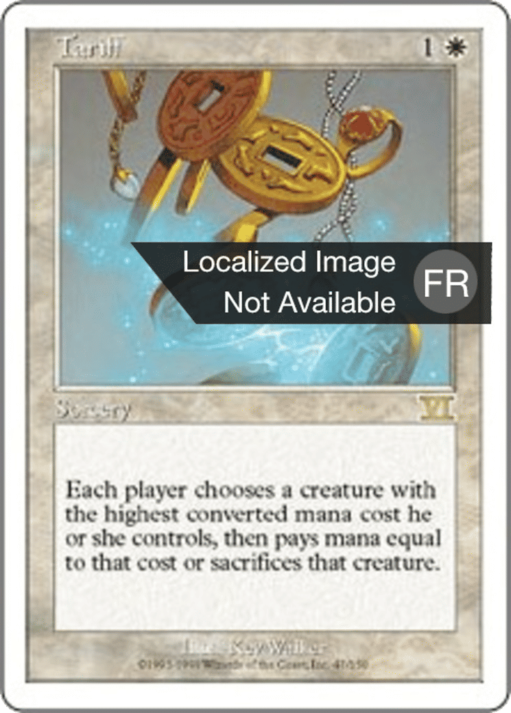 Tarif — Classic Sixth Edition — Magic: The Gathering