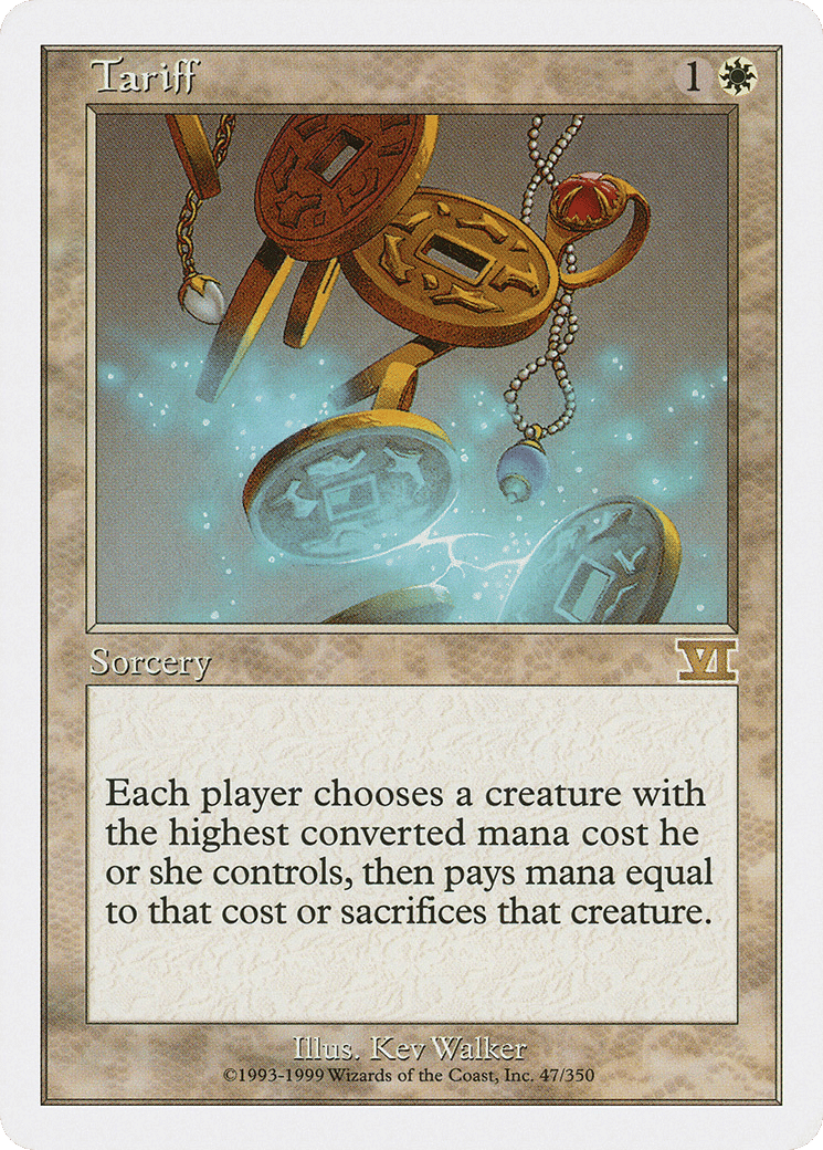 Tariff — Classic Sixth Edition — Magic: The Gathering