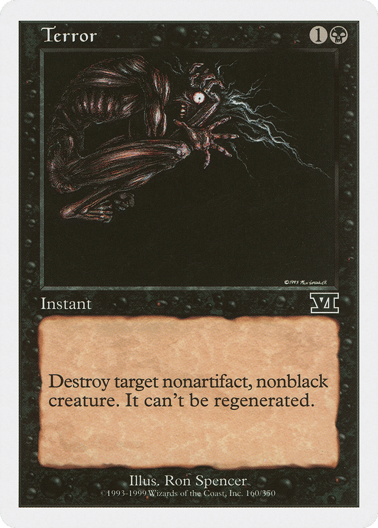 Terror — Classic Sixth Edition — Magic: The Gathering