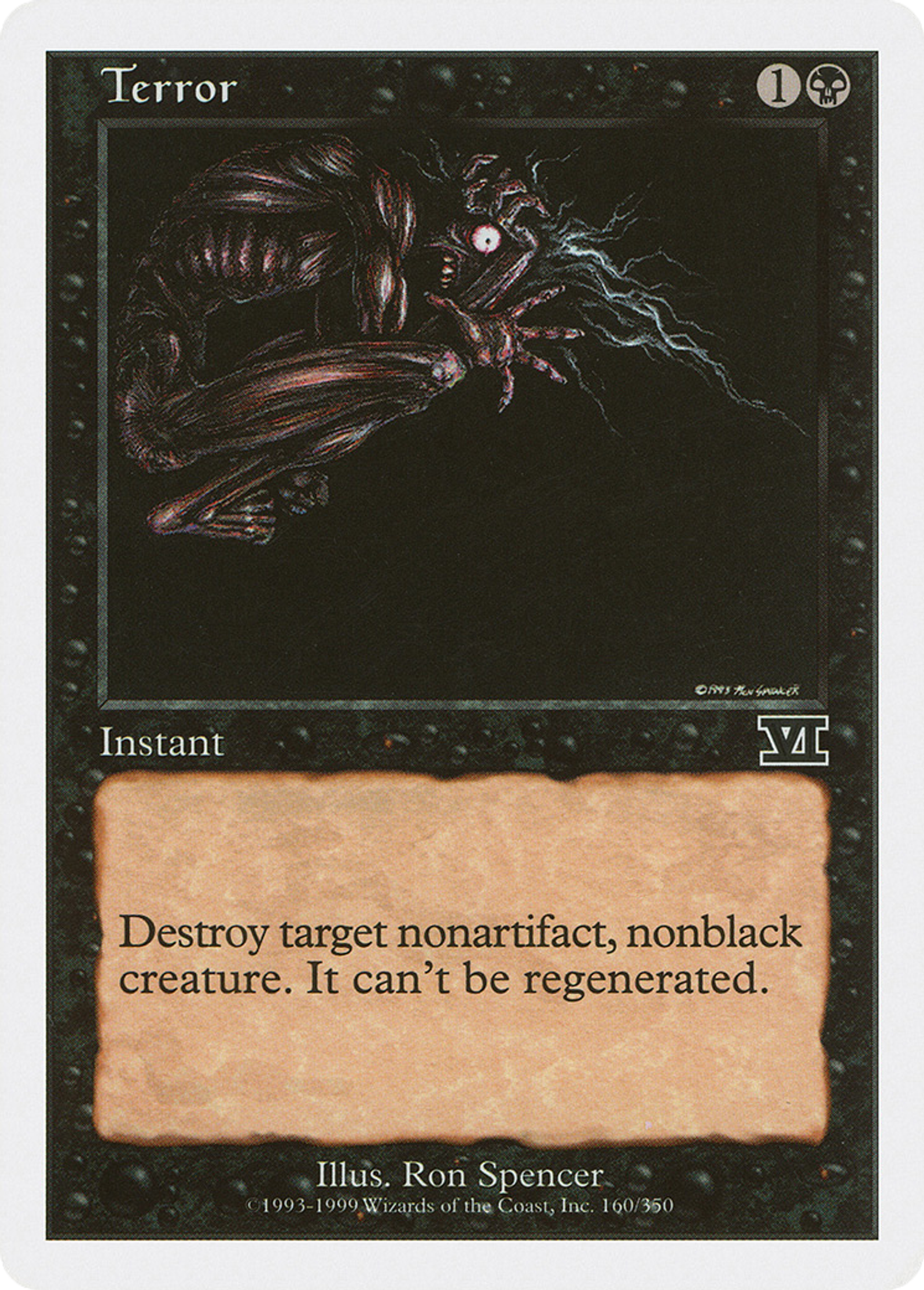 Terror — Classic Sixth Edition — Magic: The Gathering