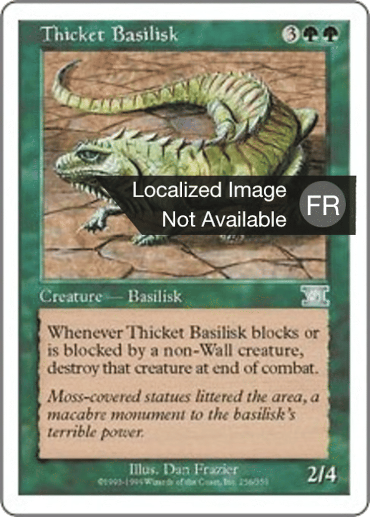 Basilic des halliers — Classic Sixth Edition — Magic: The Gathering