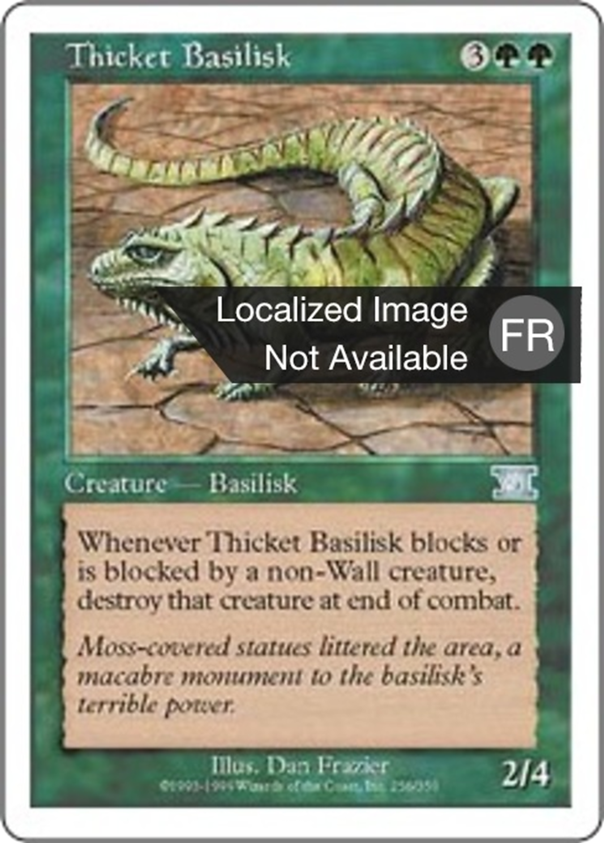 Basilic des halliers — Classic Sixth Edition — Magic: The Gathering