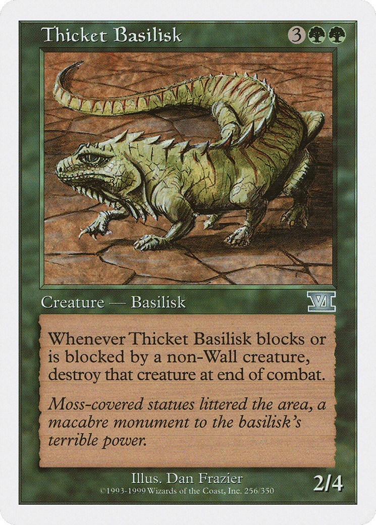 Basilic des halliers — Classic Sixth Edition — Magic: The Gathering