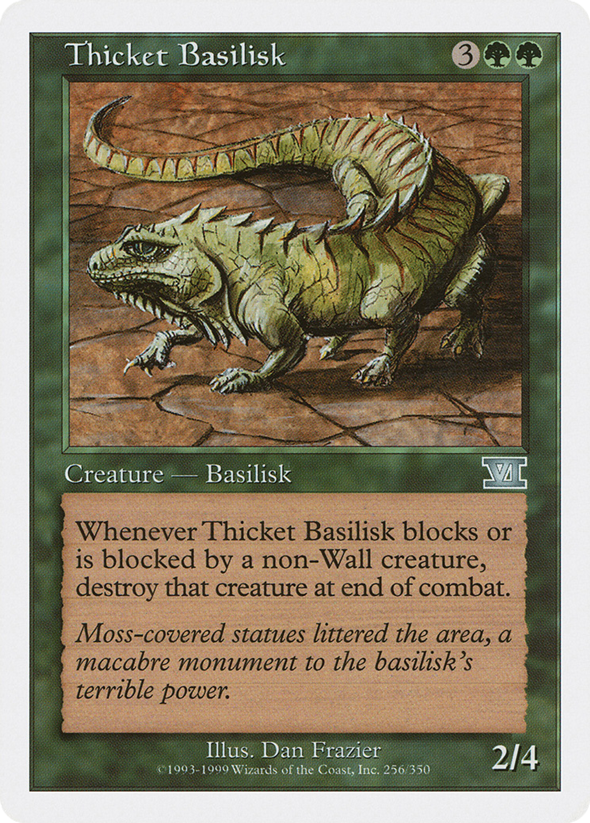 Thicket Basilisk — Classic Sixth Edition — Magic: The Gathering
