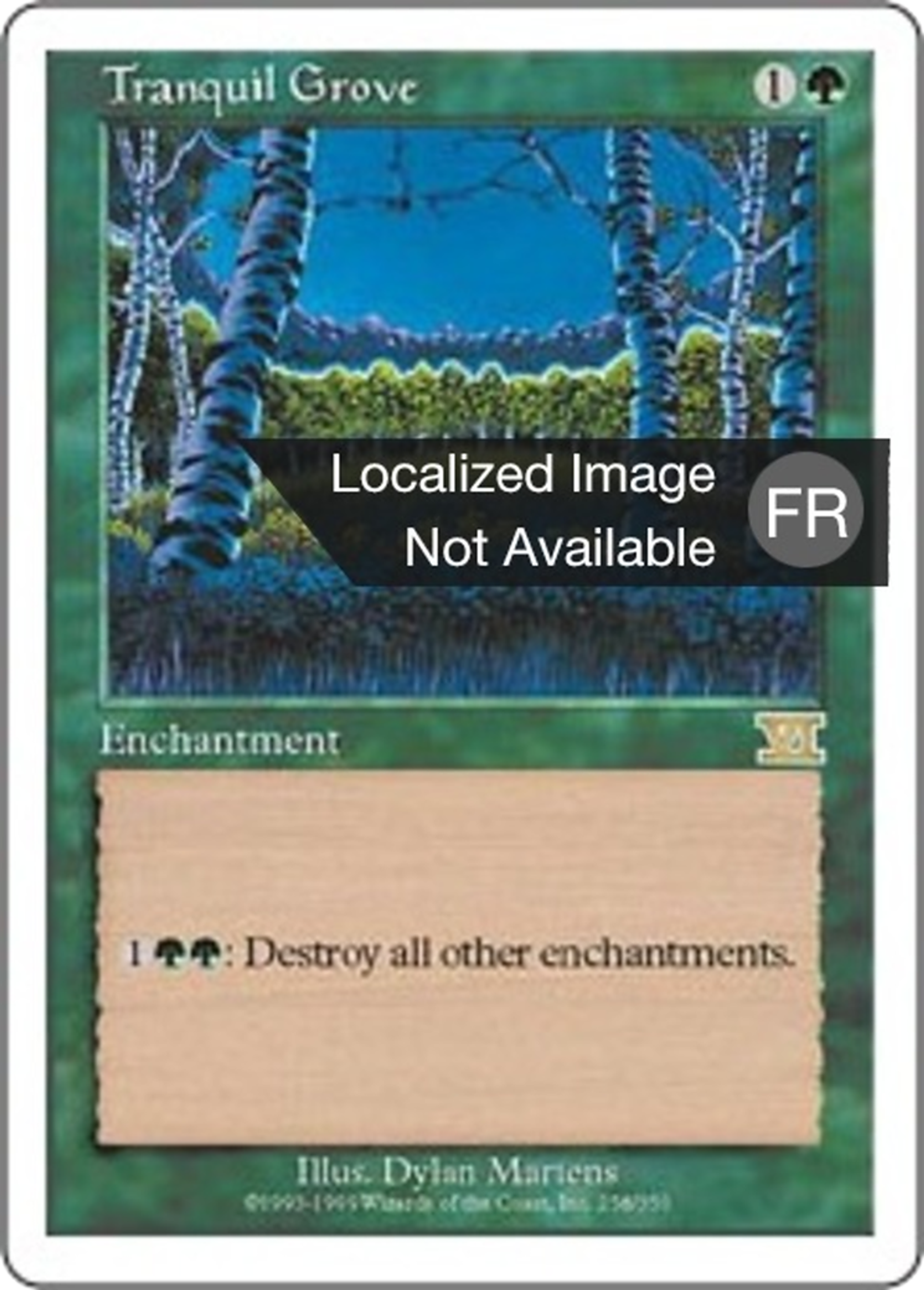 Bosquet tranquille — Classic Sixth Edition — Magic: The Gathering