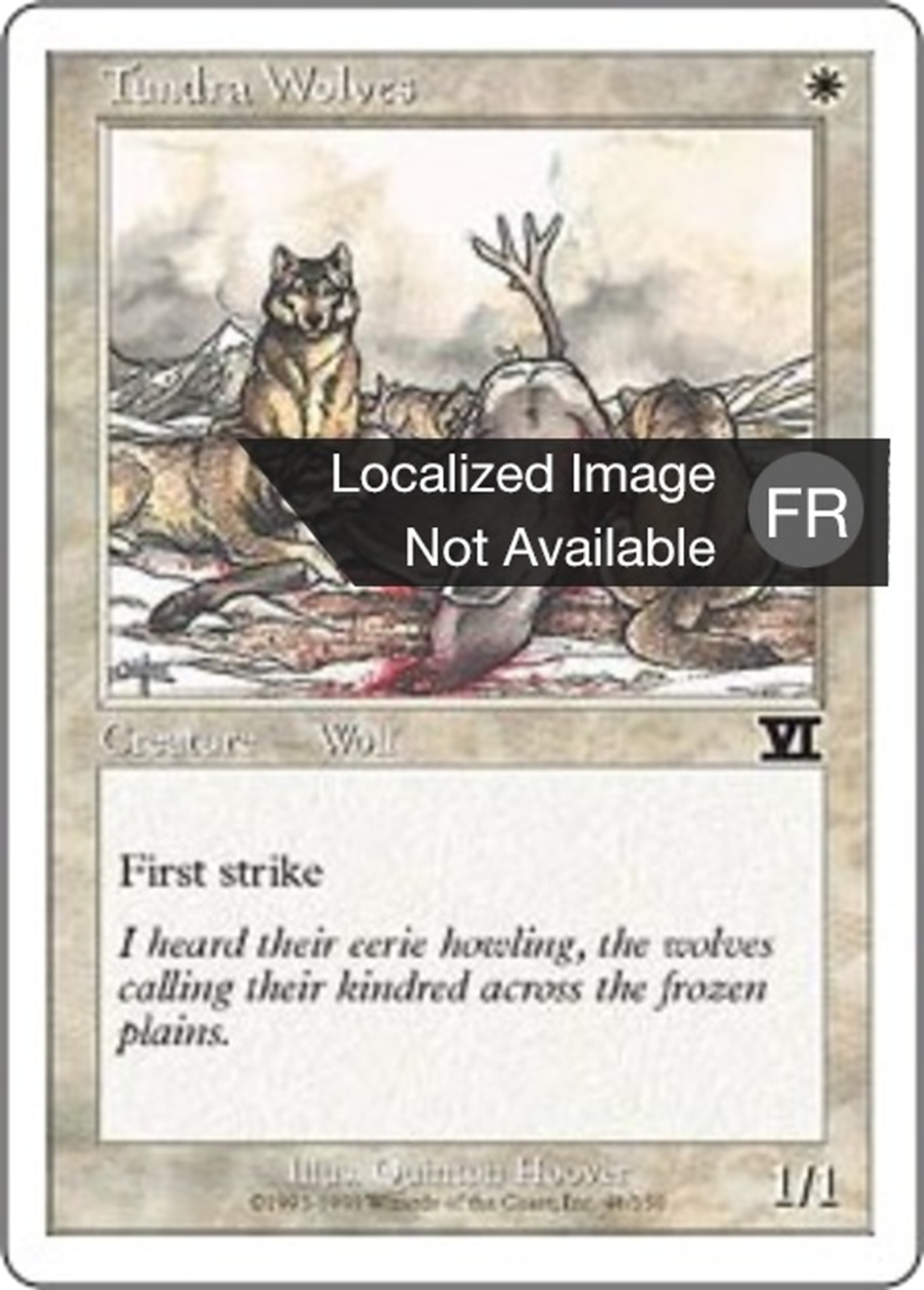Loups de la toundra — Classic Sixth Edition — Magic: The Gathering