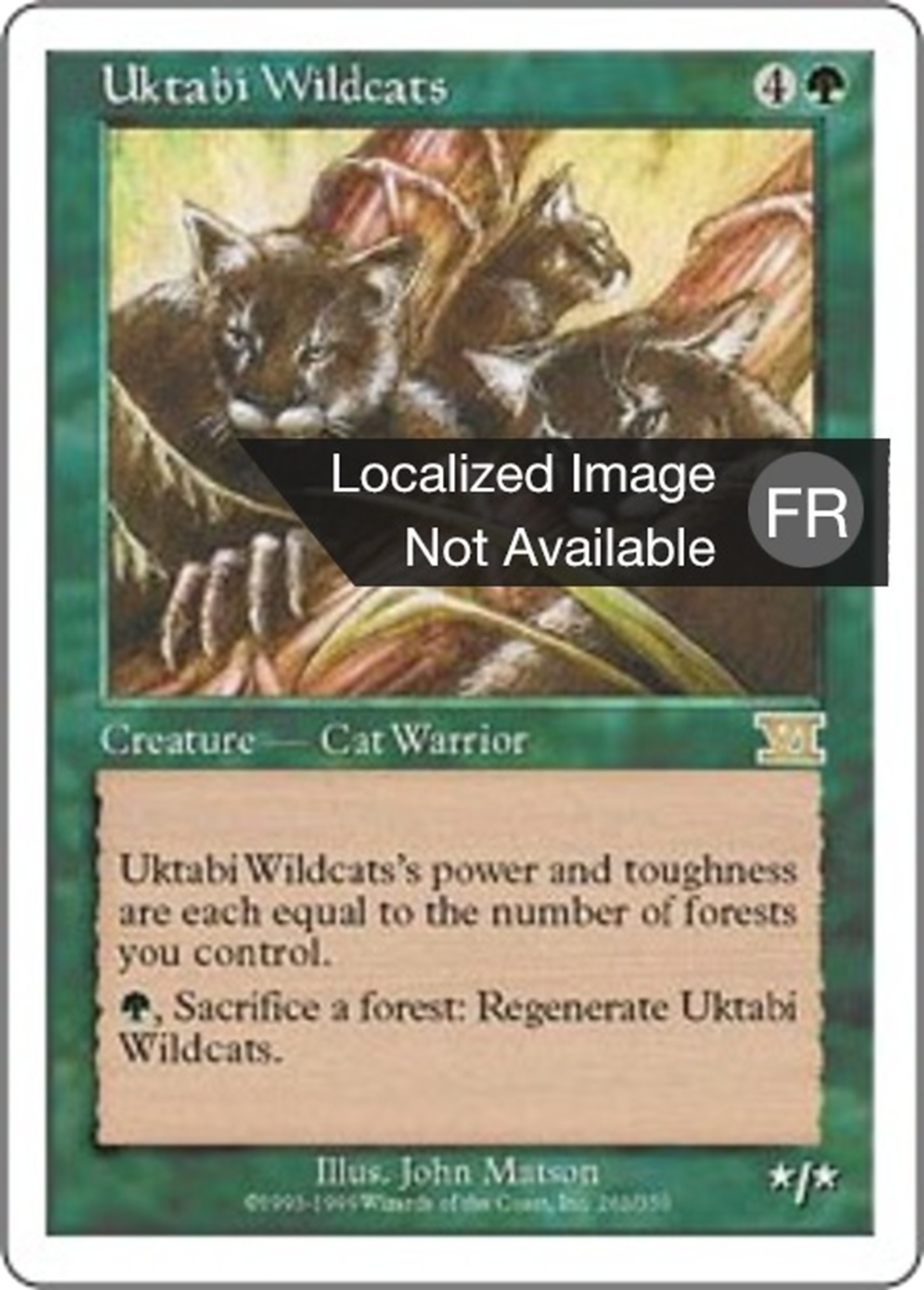 Chats sauvages de l'Ouktabi — Classic Sixth Edition — Magic: The Gathering